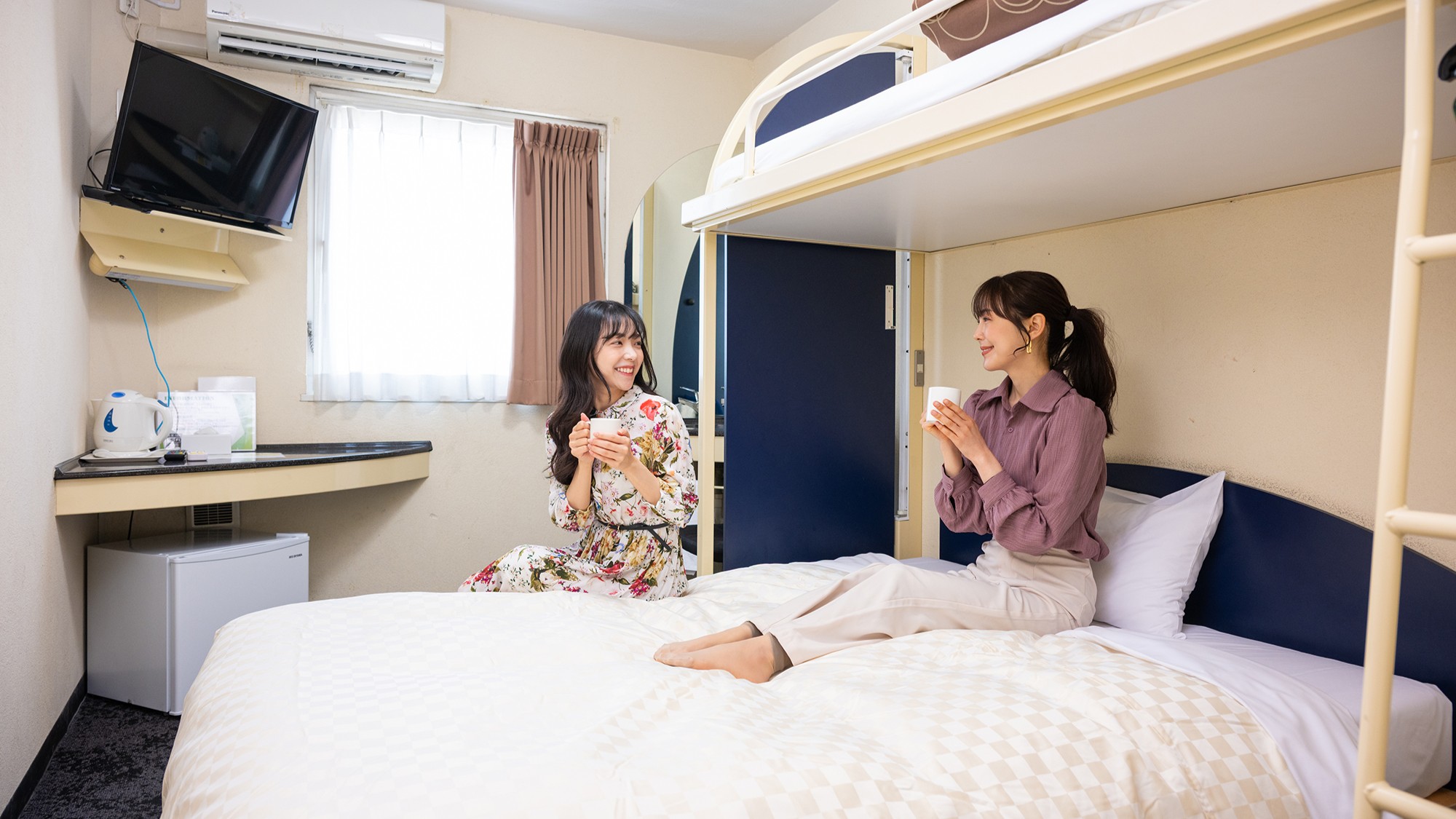 ご家族・友人同士でのご利用でもゆったりお休みいただけます。