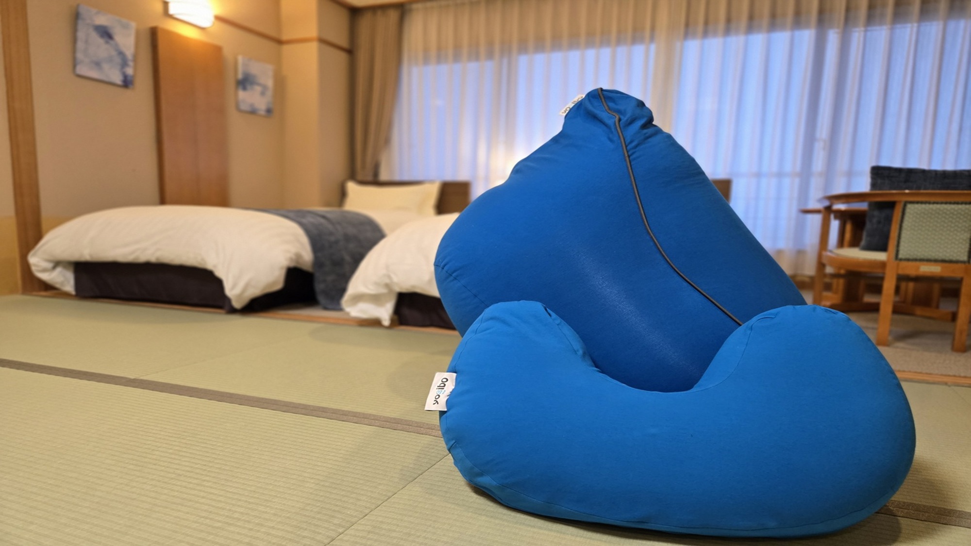 【海のくつろぎ×Yogibo〇大観2階和ベット客室】海側バスルーム