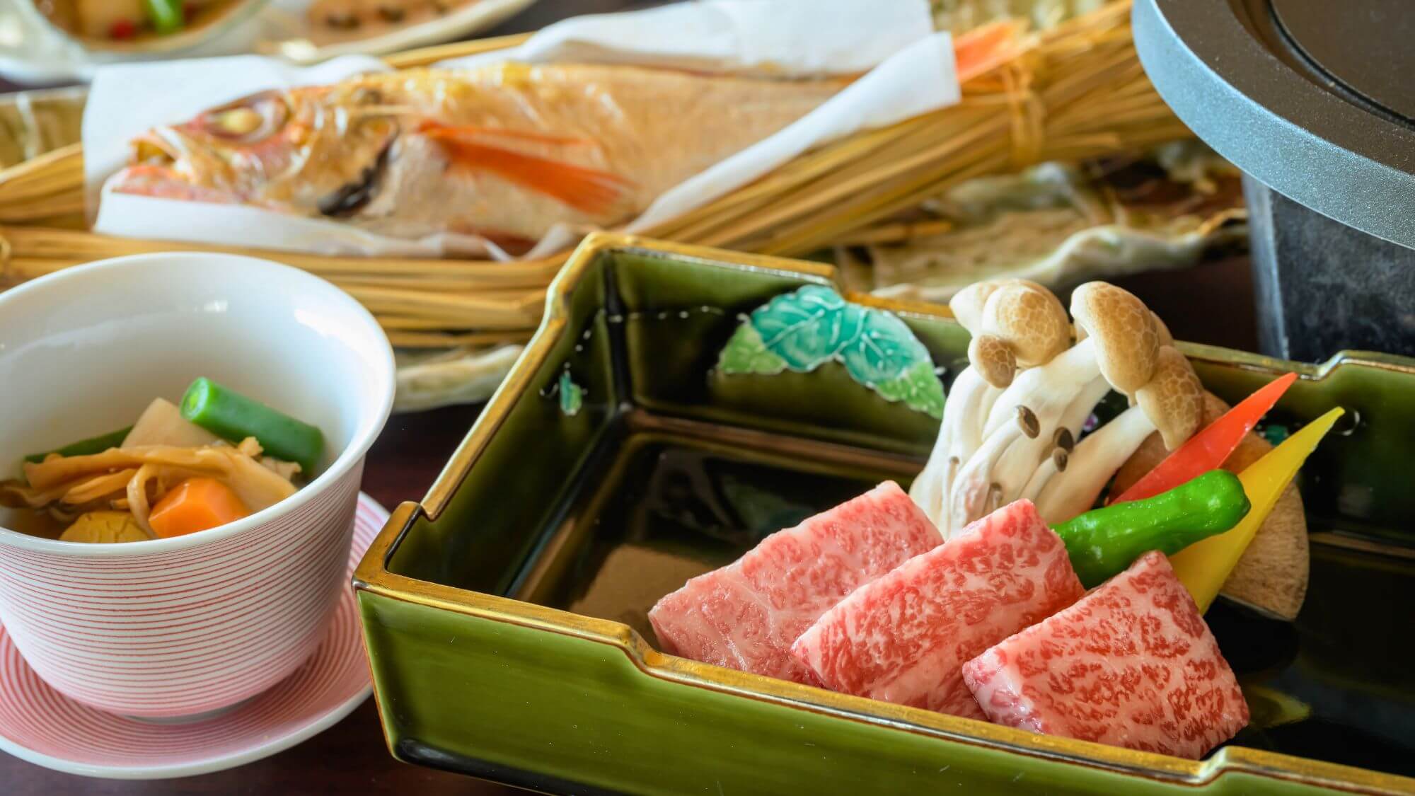 【山海美食の饗宴】越後村上の自然が育んだ海の幸・山の幸をご堪能下さい。