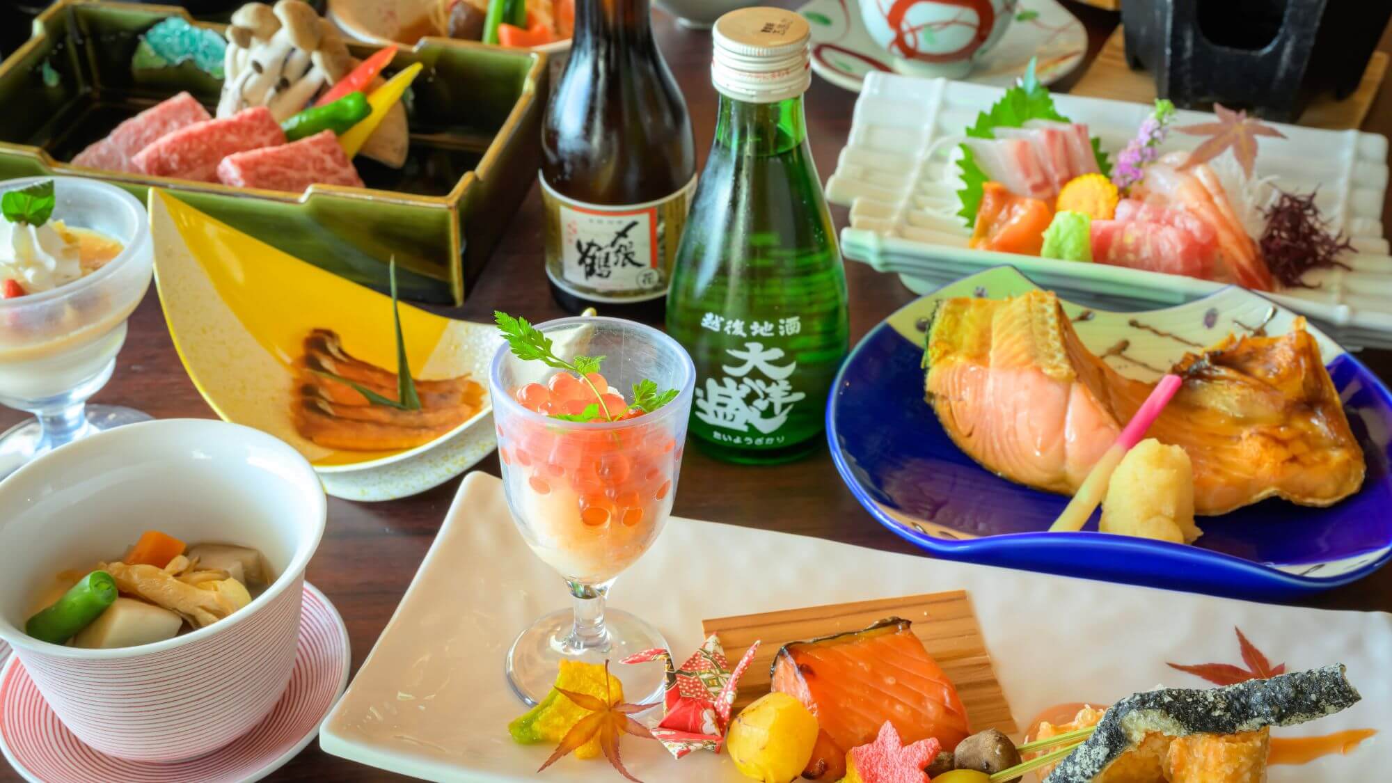 【ガストロノミー】村上伝統の味と季節感を大切にしたお料理をお楽しみください。