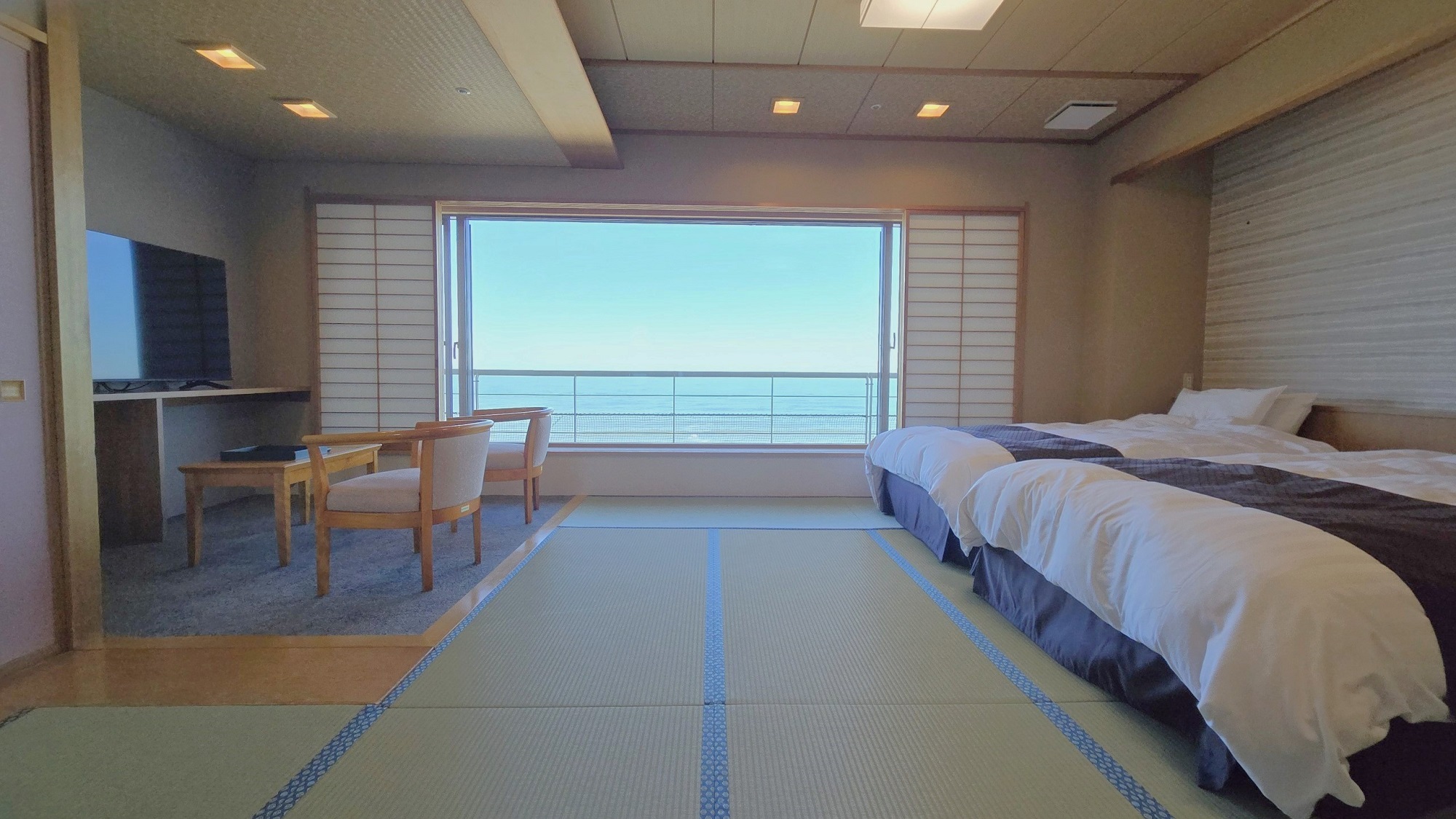 オーシャンビュー確約 海天楼フロア13畳「そよ風館 和室ベットルーム」5階・6階