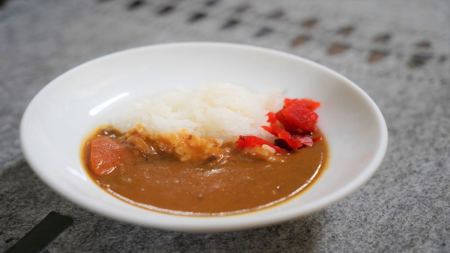 村上牛入り朝カレー