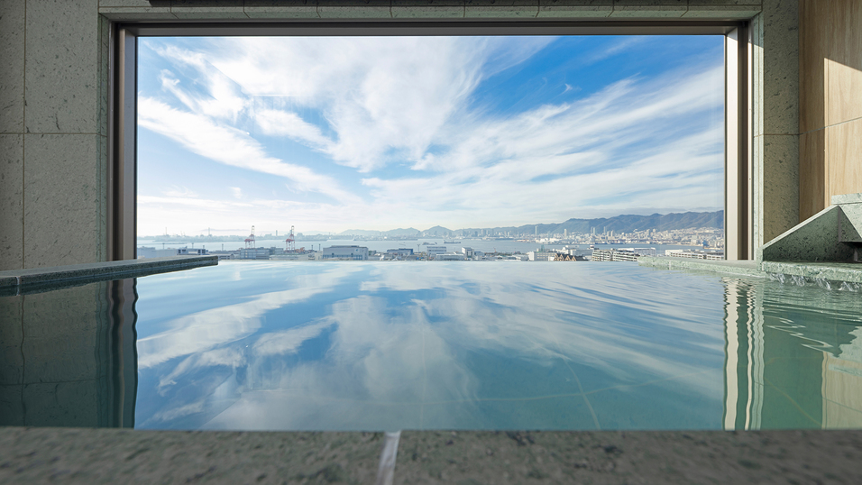 【クラブフロア】コーナービューバスツイン(ビューバスからの眺望）