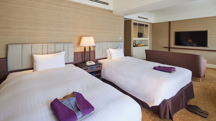 【プレミアスパツイン】49平米・6階/神戸六甲温泉「濱泉」への直通エレベーター利用可能。