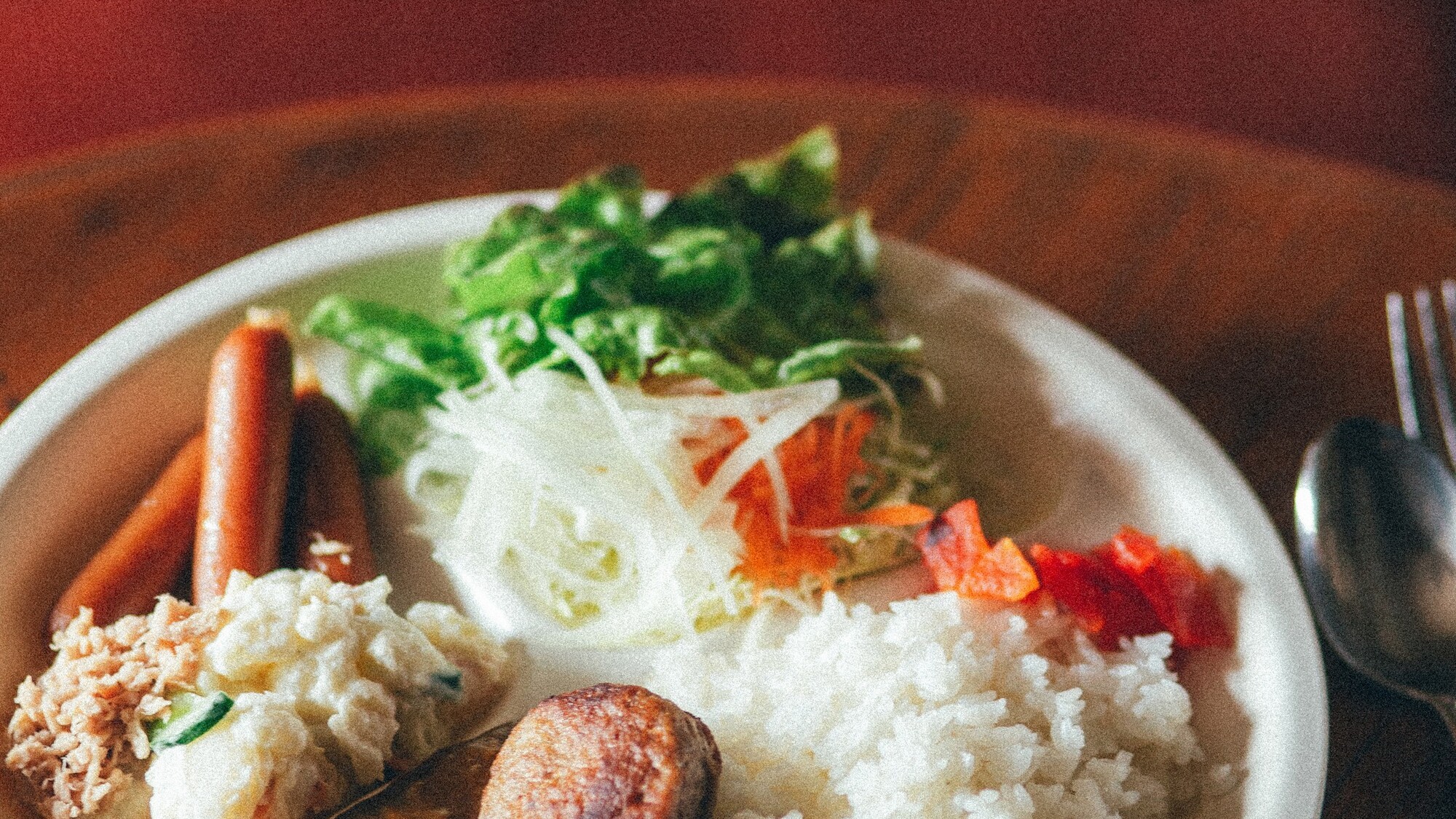 朝食盛り付け例①