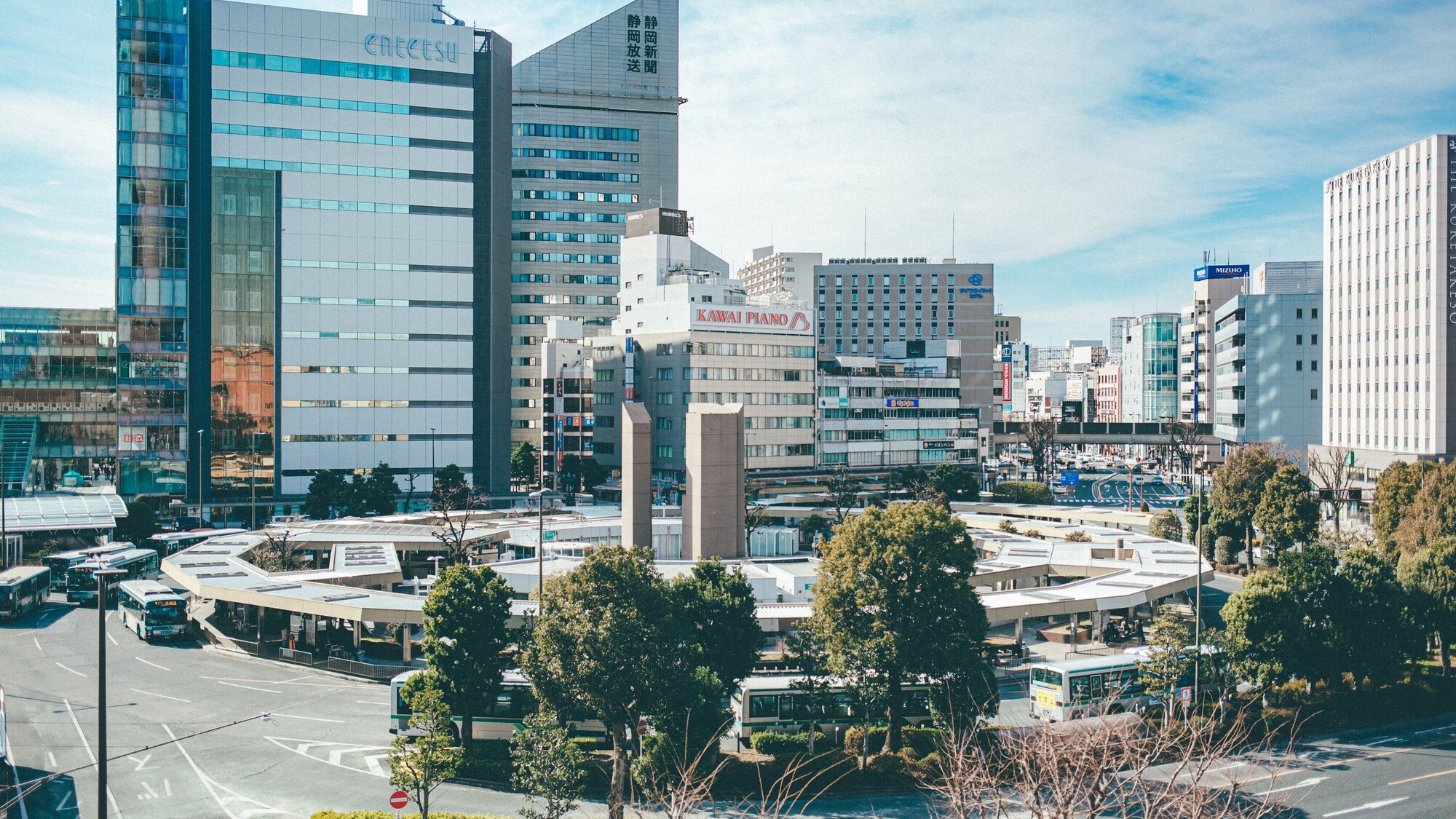 浜松駅前(遠景）