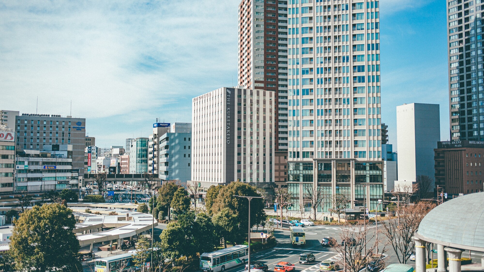 浜松駅前(遠景）