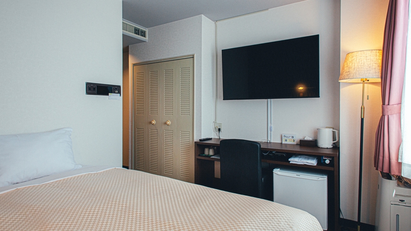 【ダブルルーム○禁煙】1〜2名利用