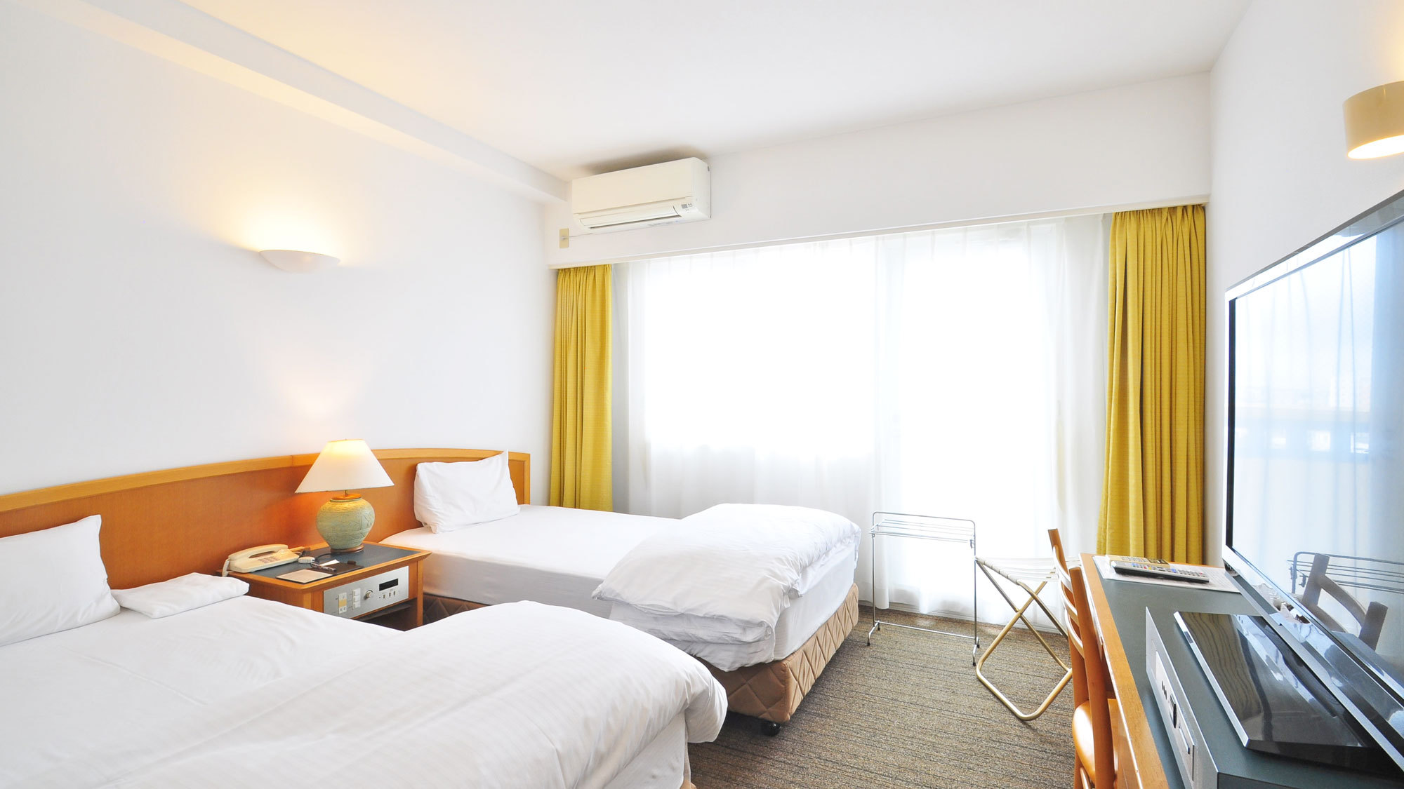 ◆全室バルコニー付　ツインルーム（18.5平米）