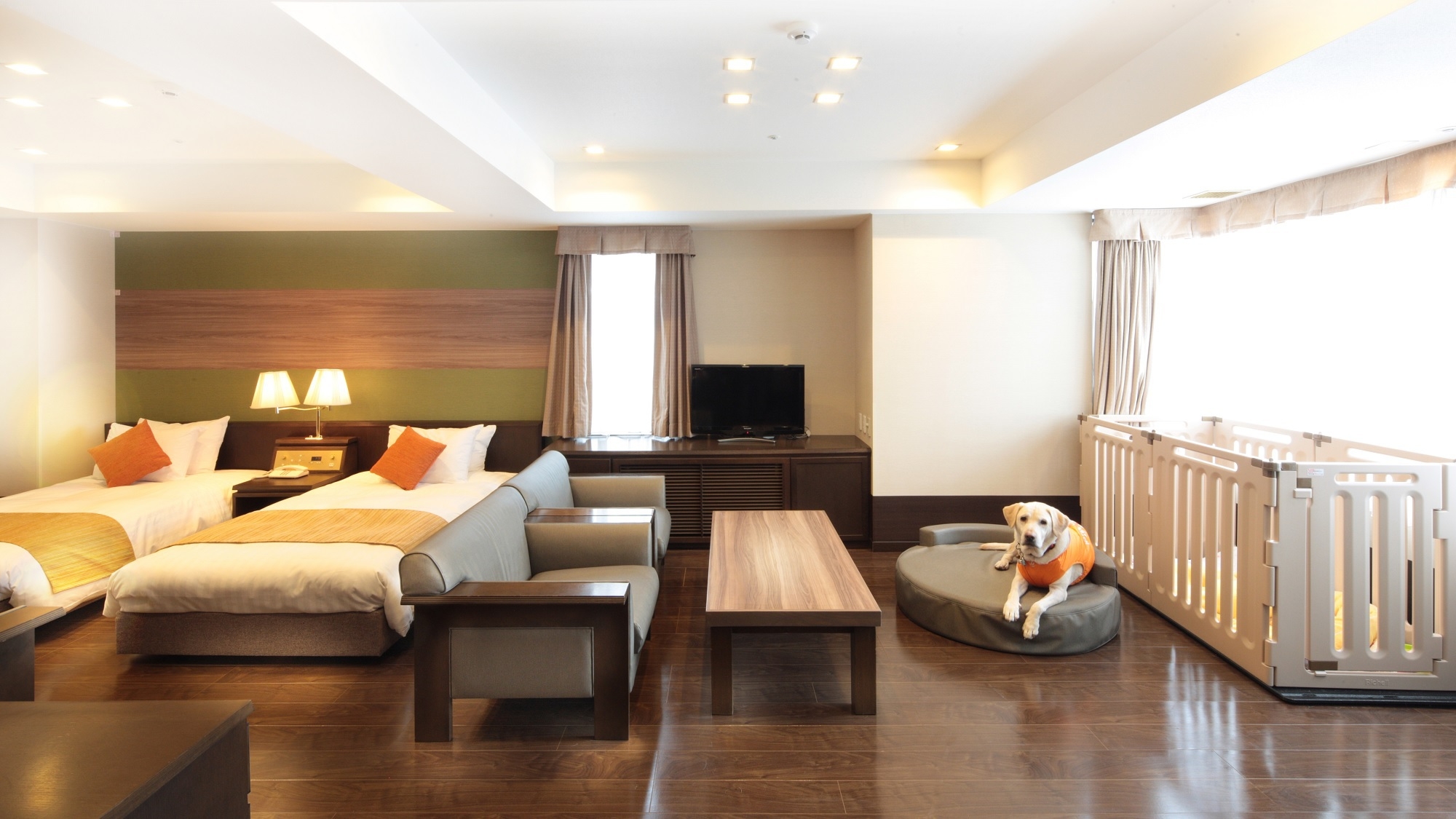 露天風呂付わんわんルーム