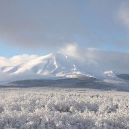 冬　屋上パノラマテラスから望む360度パノラマの白銀の世界