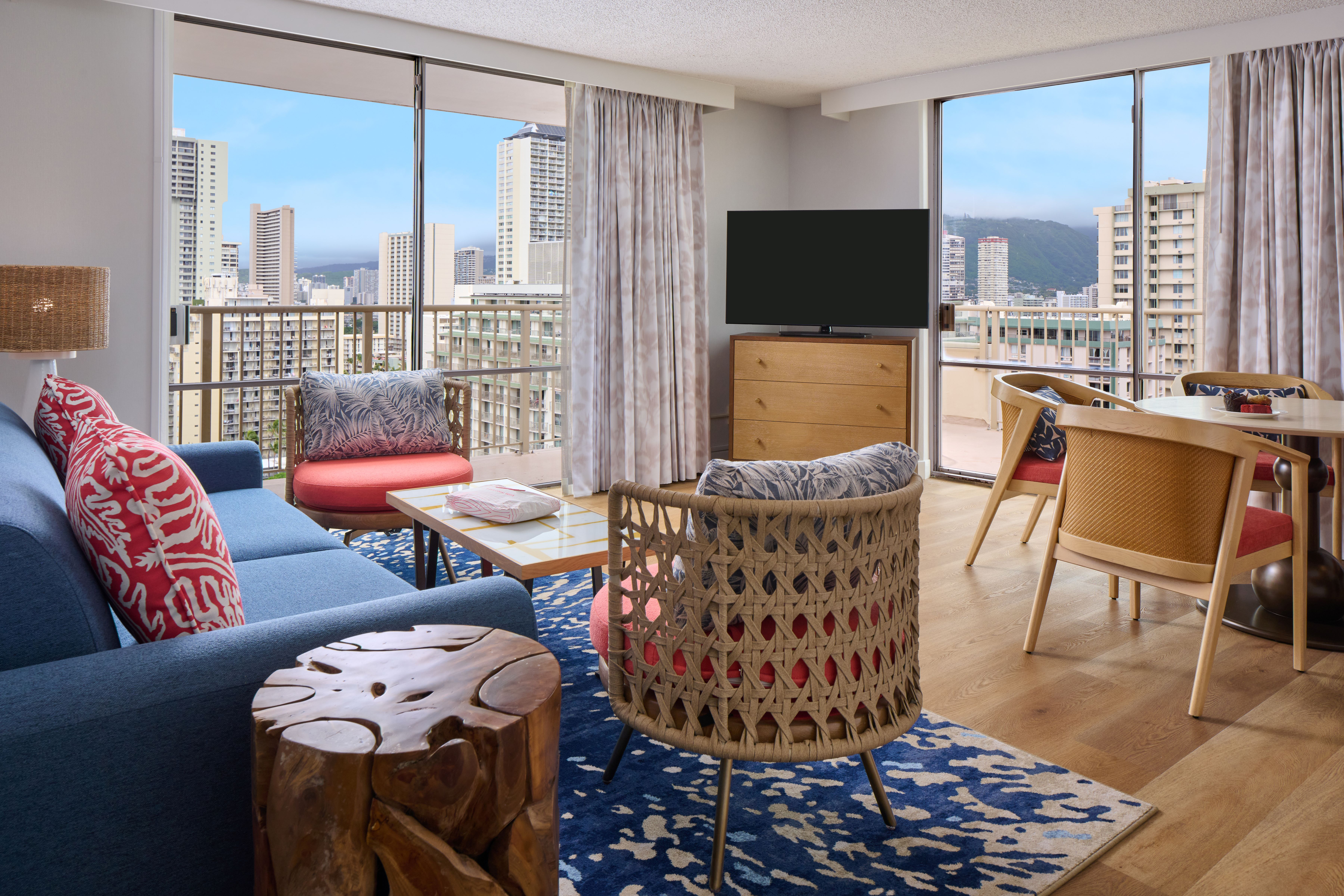 2ベッドルーム パーシャルオーシャンビュー スイートのお部屋 一例