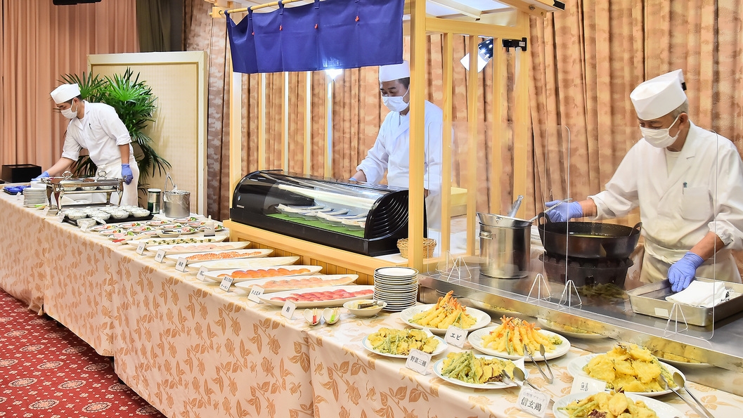 【温泉SALE】お寿司食べ放題と自慢の和食料理！甲府でスシ食いねエ！
