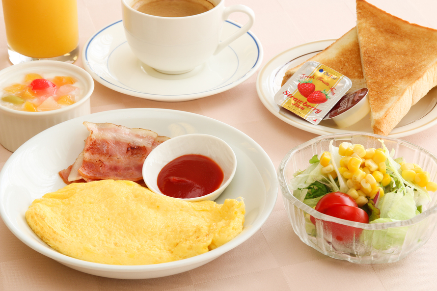 初日の朝食は『洋食』を♪　≪朝食付プラン≫