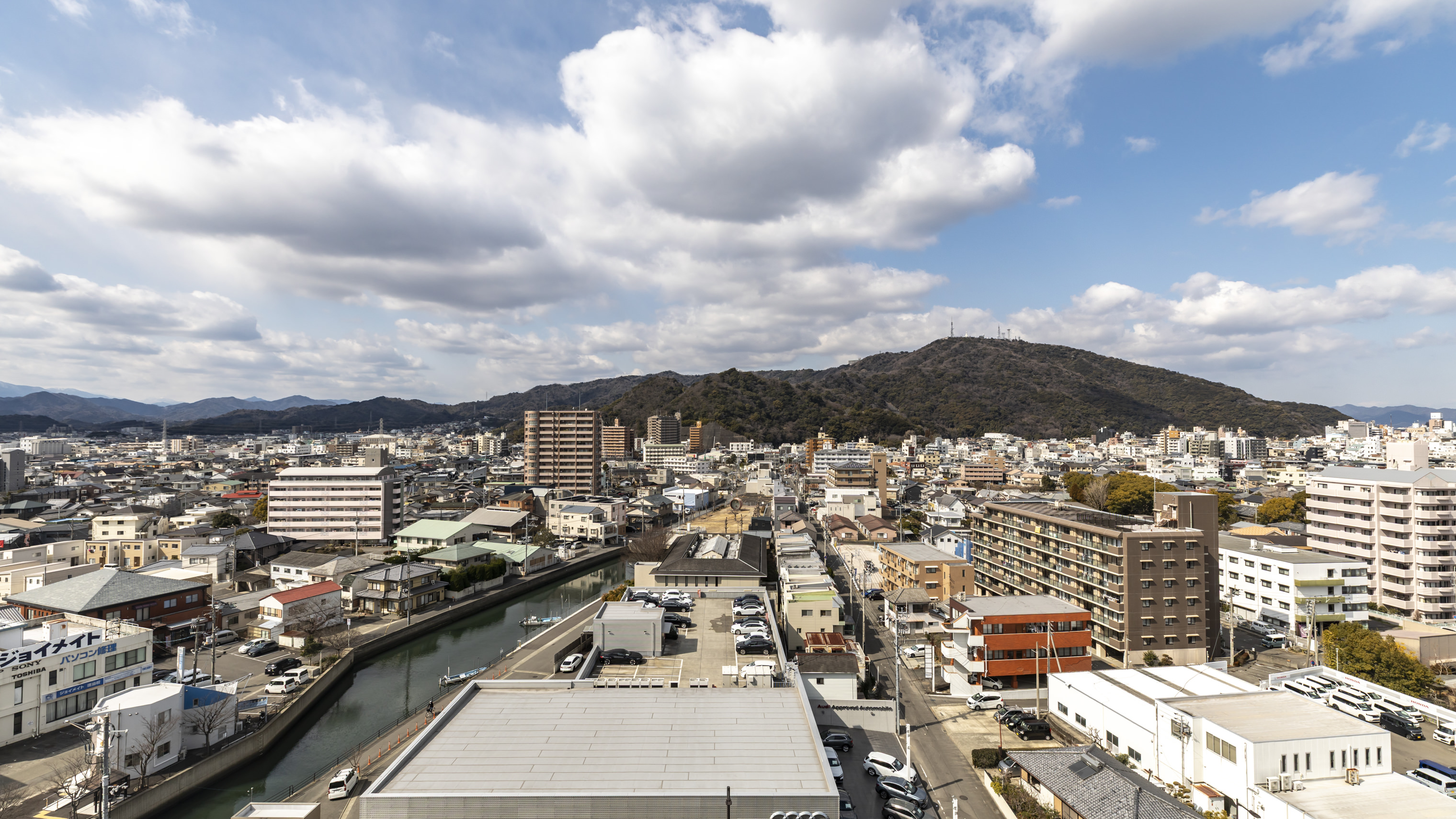ホテルからの景色