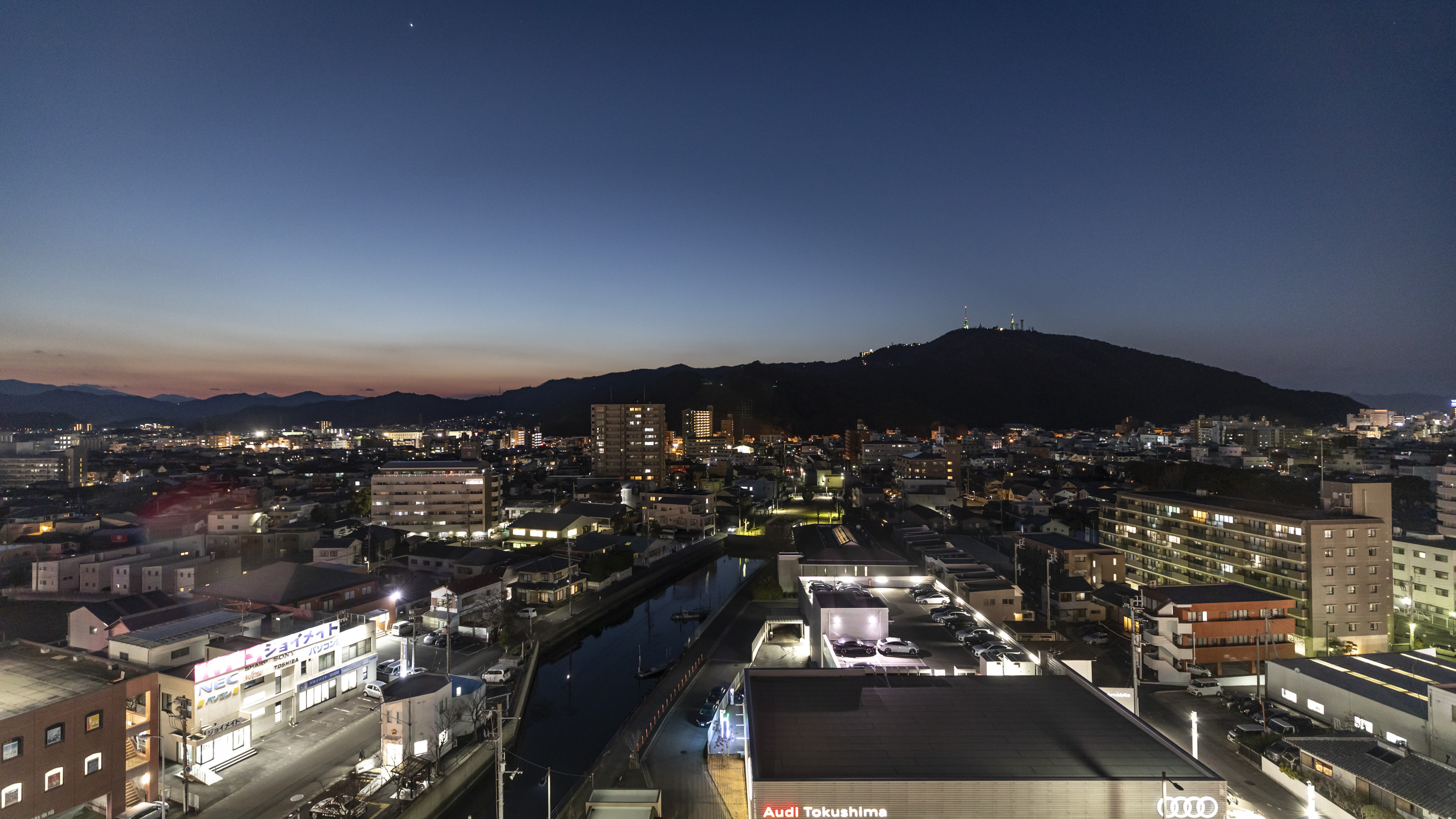 ホテルからの景色