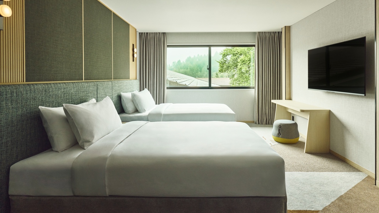 2ベッドルームスイート寝室