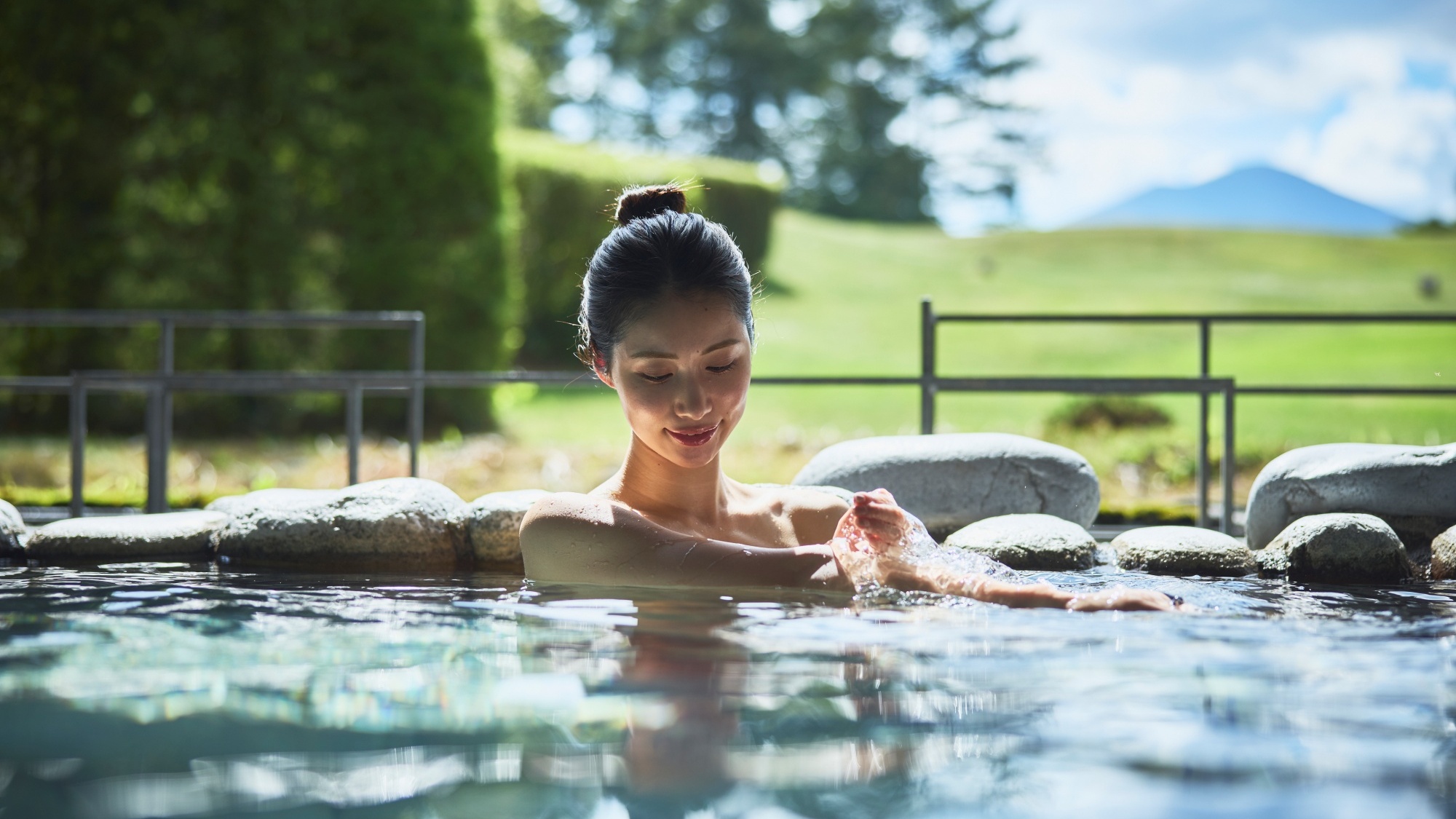 温泉大浴場　露天風呂