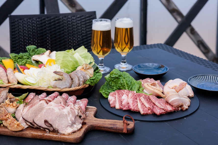 【楽天月末セール】豪華BBQ付★シェフのこだわりが詰まった贅沢BBQをご堪能あれ＜夕食のみ付＞