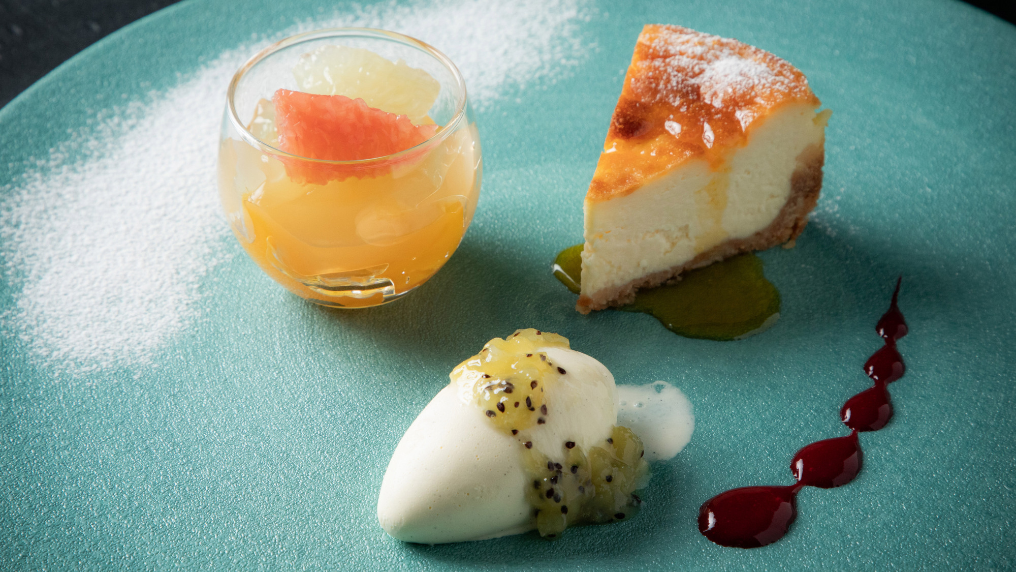 【BS2025冬】デザート／ニューヨークのブロードウェイをモチーフにした3種をゆっくりお楽しみくださ