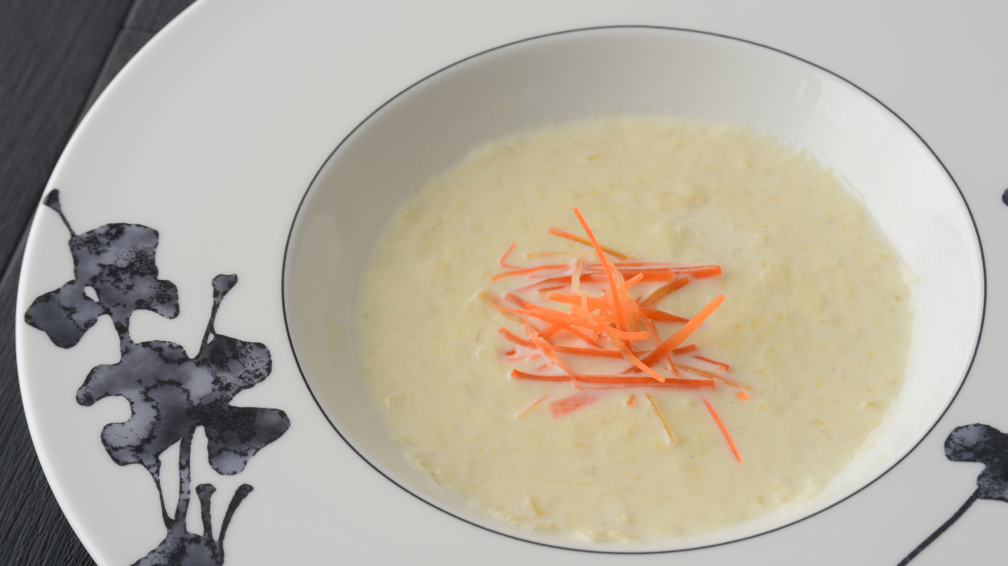 【BS2026春】先付／ホワイトアスパラのクリームスープは春の訪れを感じさせる洋風スープ