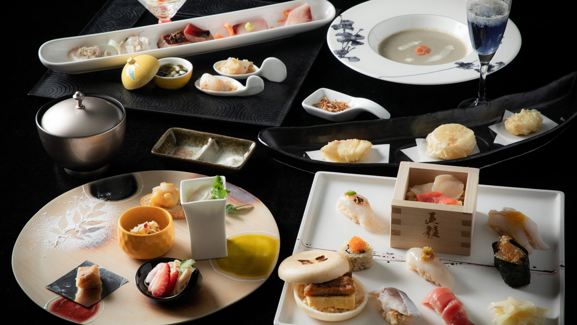 【BS2025冬】スタイリッシュなSUSHI会席で函館や青森の旬魚を存分にお楽しみください