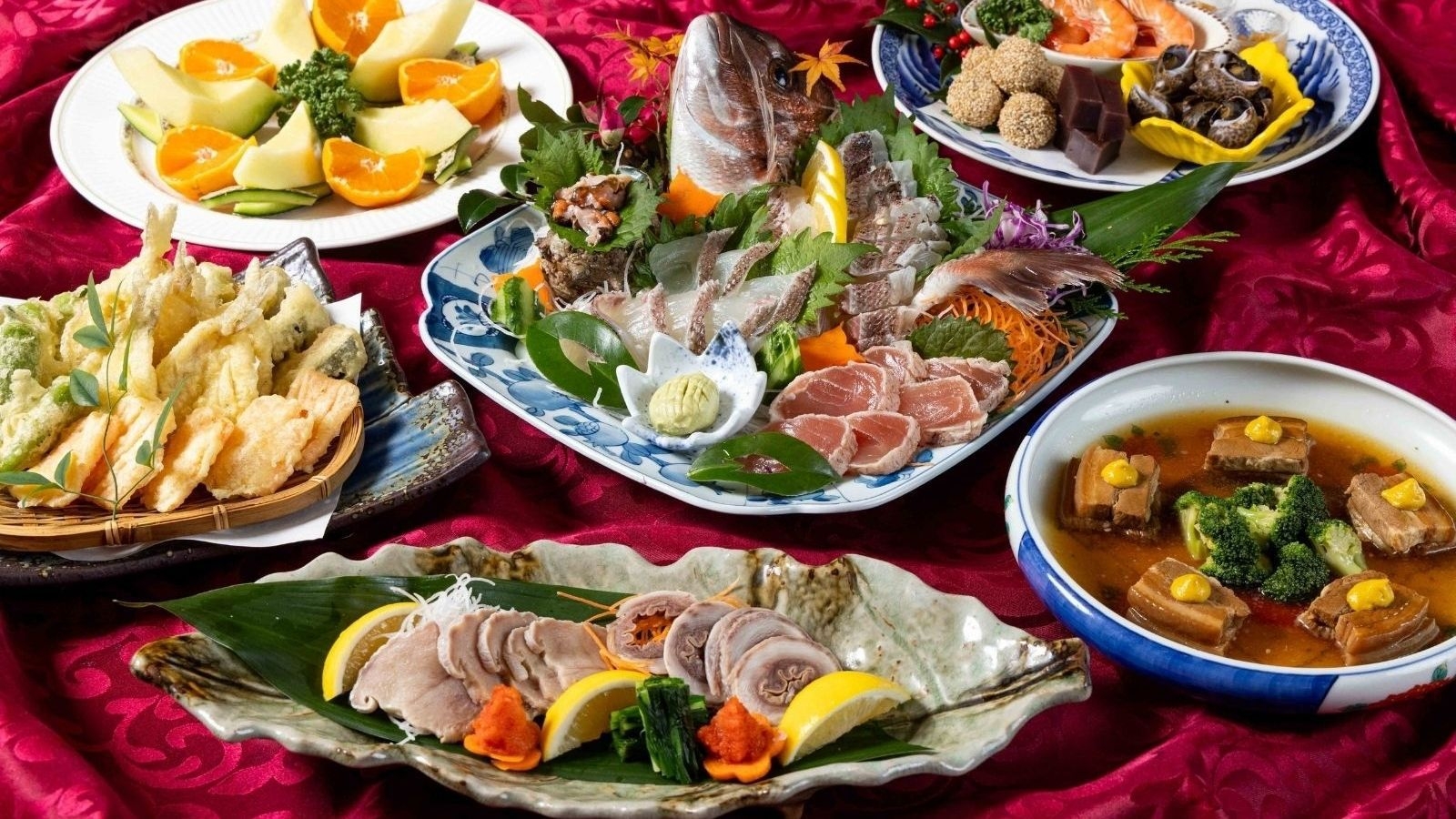 【5名以上限定】大皿で囲む長崎名物・卓袱料理！ファミリーやビジネス会食などにおすすめ！〈2食付き〉