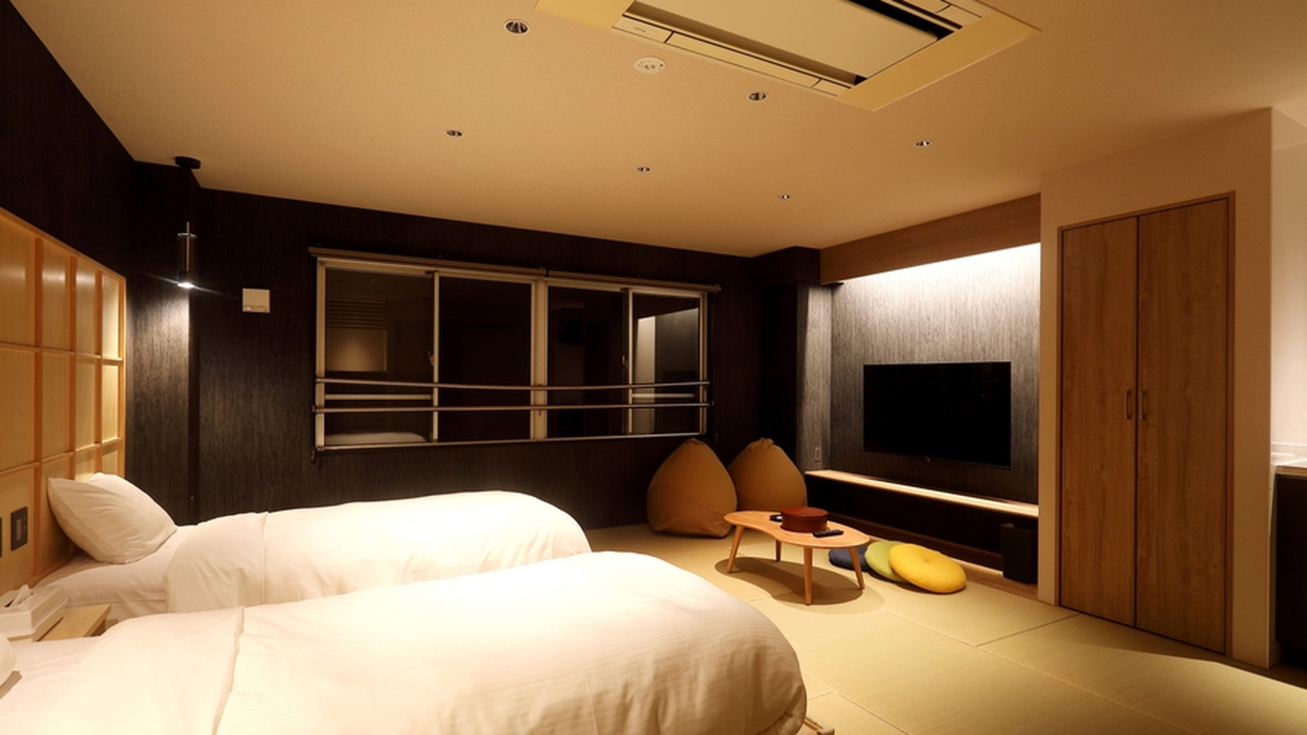 【和洋室】客室一例（眺望なし）｜