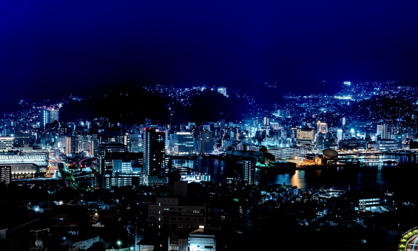 ホテルからの夜景