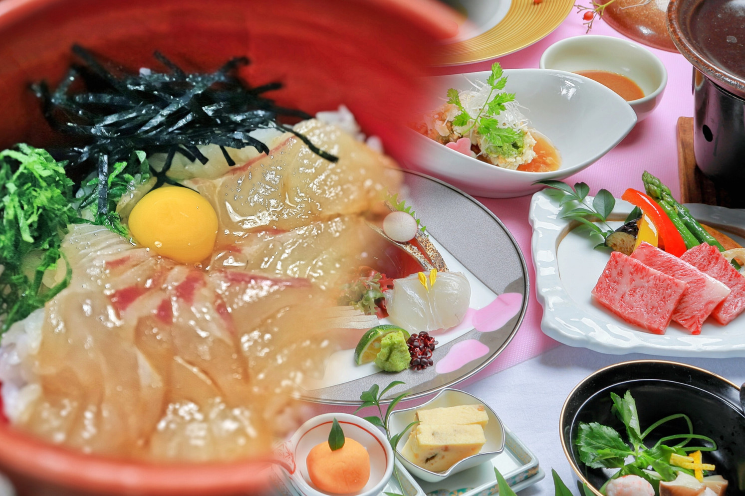 ■宇和島風鯛めしと旬の味覚会席