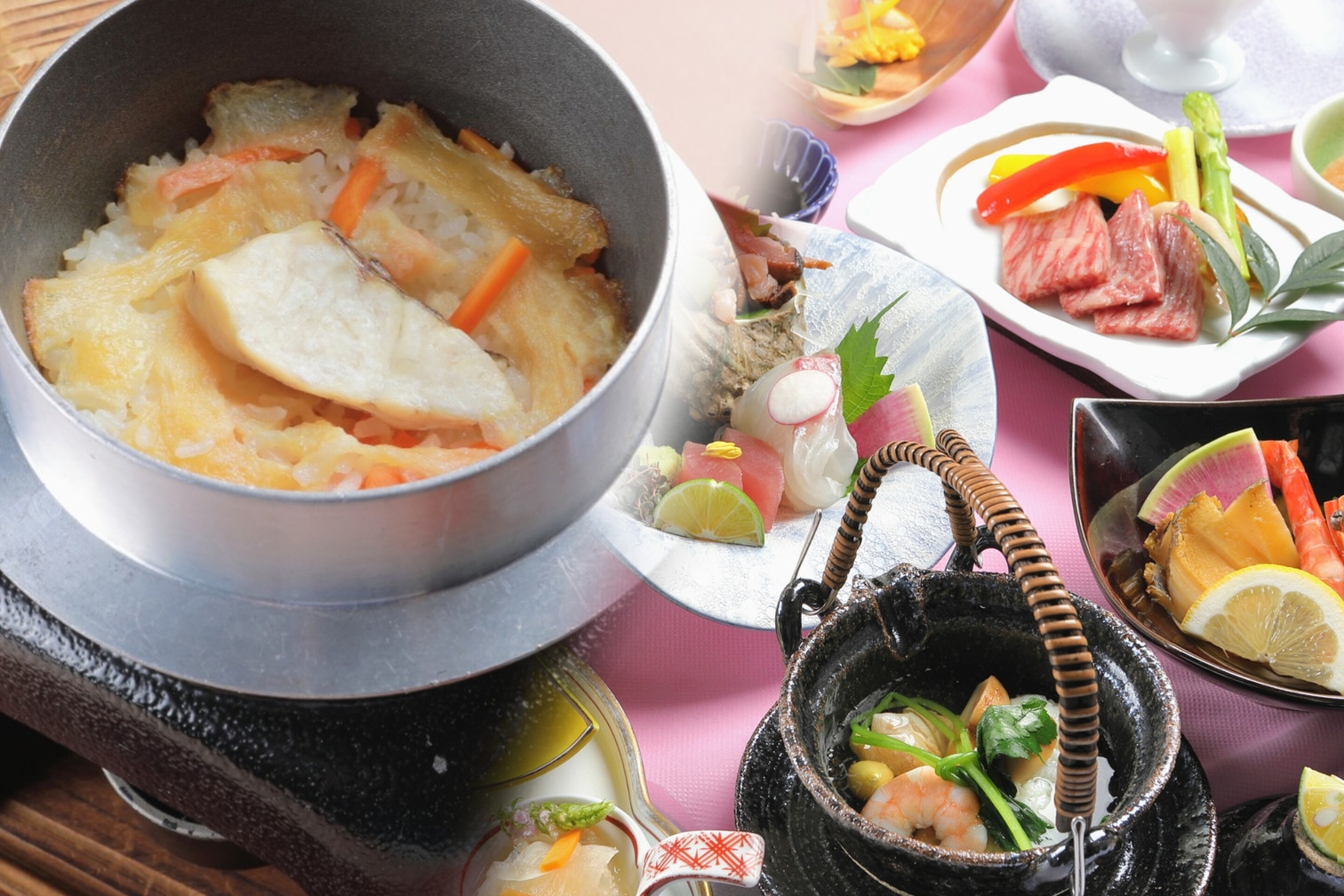 【楽天スーパーSALE】■【マドンナ会席プラン♪】〜季節の食材満載＆美肌の名湯でゆったり〜