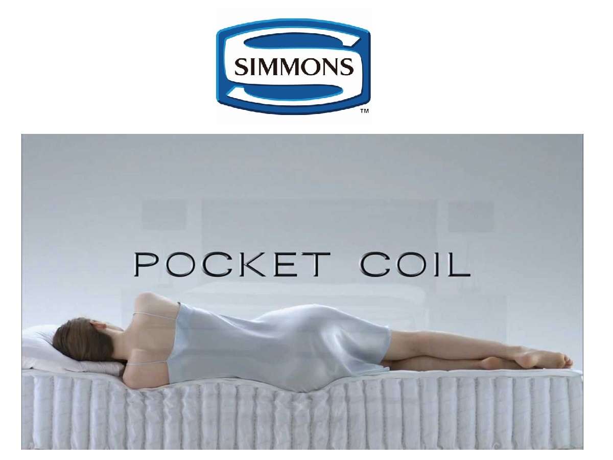 ベッドは全てシモンズのPOKET COILです