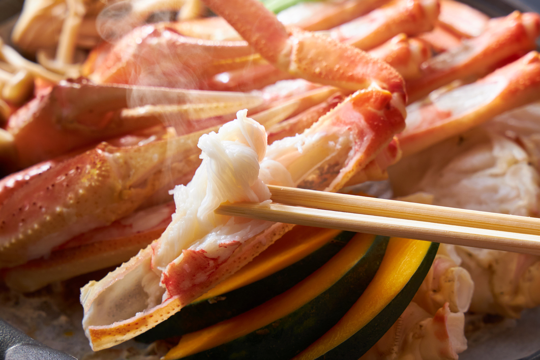 【秋冬SALE】蟹1.5杯に但馬牛陶板焼き付き！「城崎の冬満喫プラン」＜■蟹1.5杯プラン＞