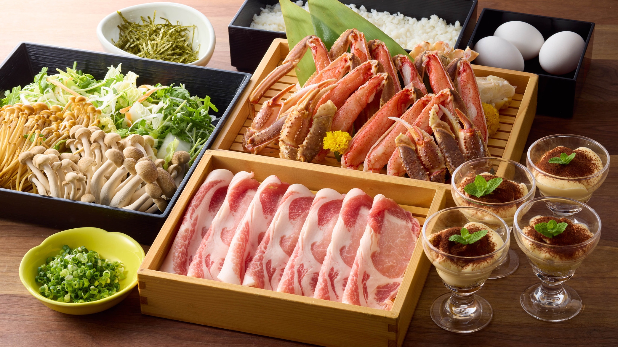 【夕食のみ】蟹0.5杯を3種の調理方法で気軽に楽しむ！八鹿豚も味わう冬の味覚＜▼カジュアル＞