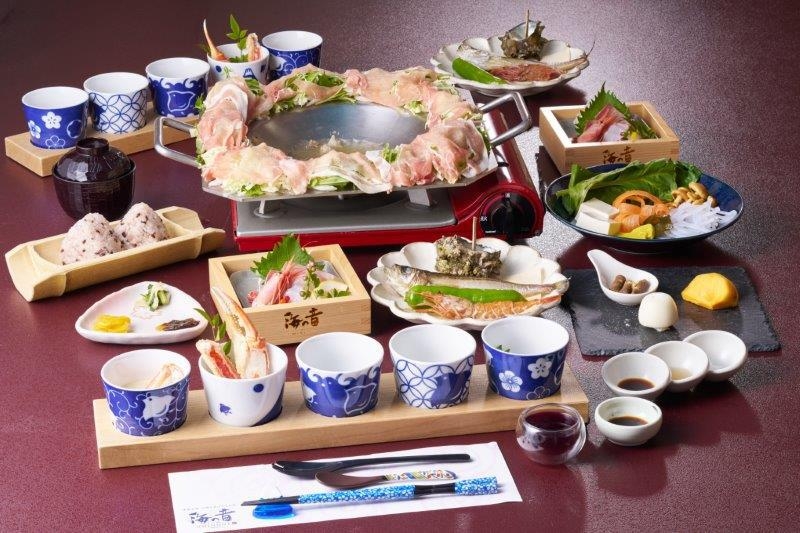 【さざ波 VEGAN selectコース】グループ内で個々にビーガン料理と通常の料理を選択可能！