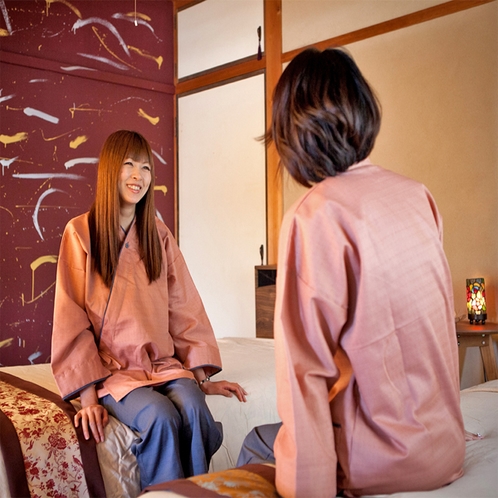 お友達とのおしゃべりも弾む♪恐るべし女子トーク(笑)