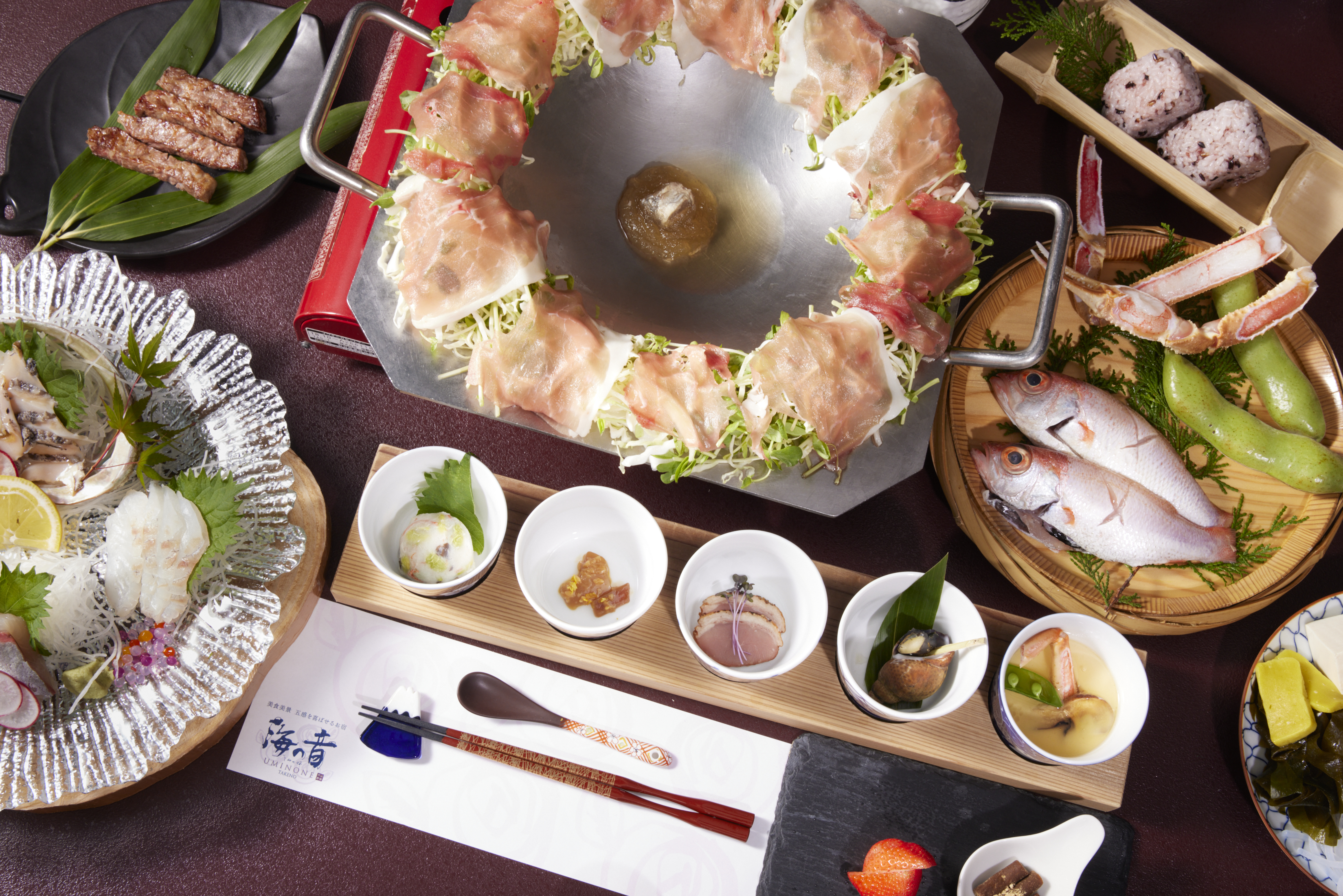 地元のA級食材をコンプリートした夕食で身も心も満足☆