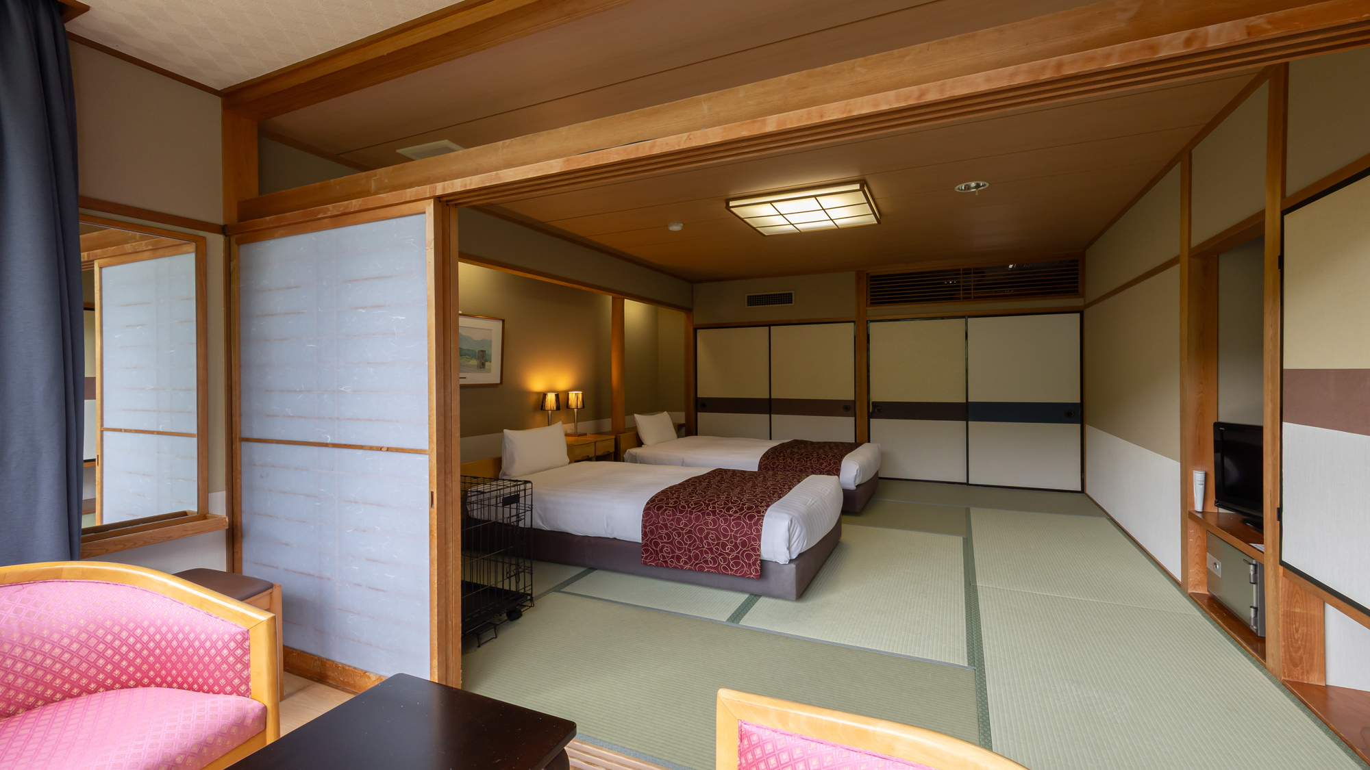 【プライベートドッグラン付】和モダンツイン