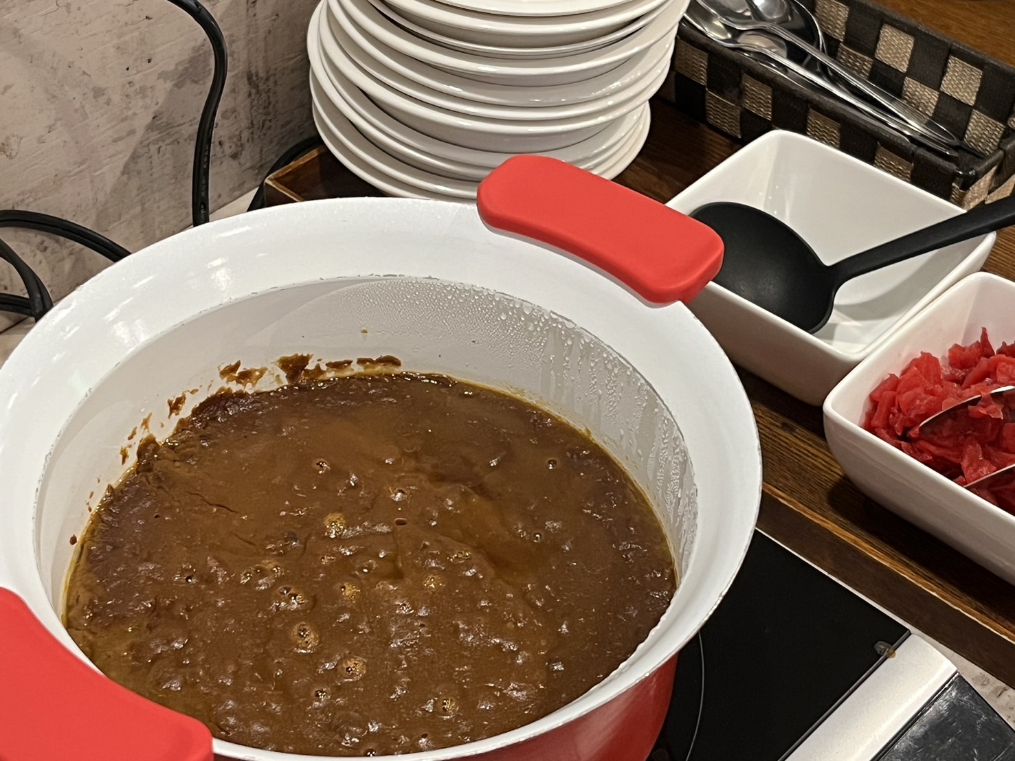 朝食メニュー例　朝カレー