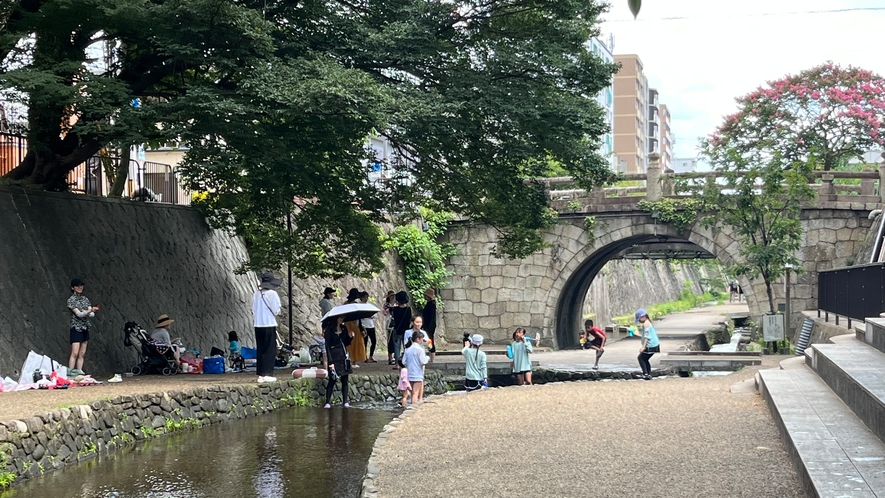 堀川　一条戻橋川床　徒歩2分