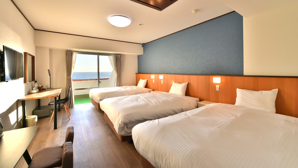 オーシャンビュー　4Fスーペリアルーム（1～3名）※ベッド3台
