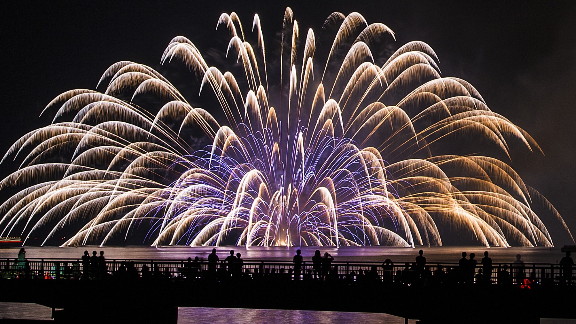 館山湾花火大会（例年8月初旬に開催）／車10分（事前予約で送迎有）