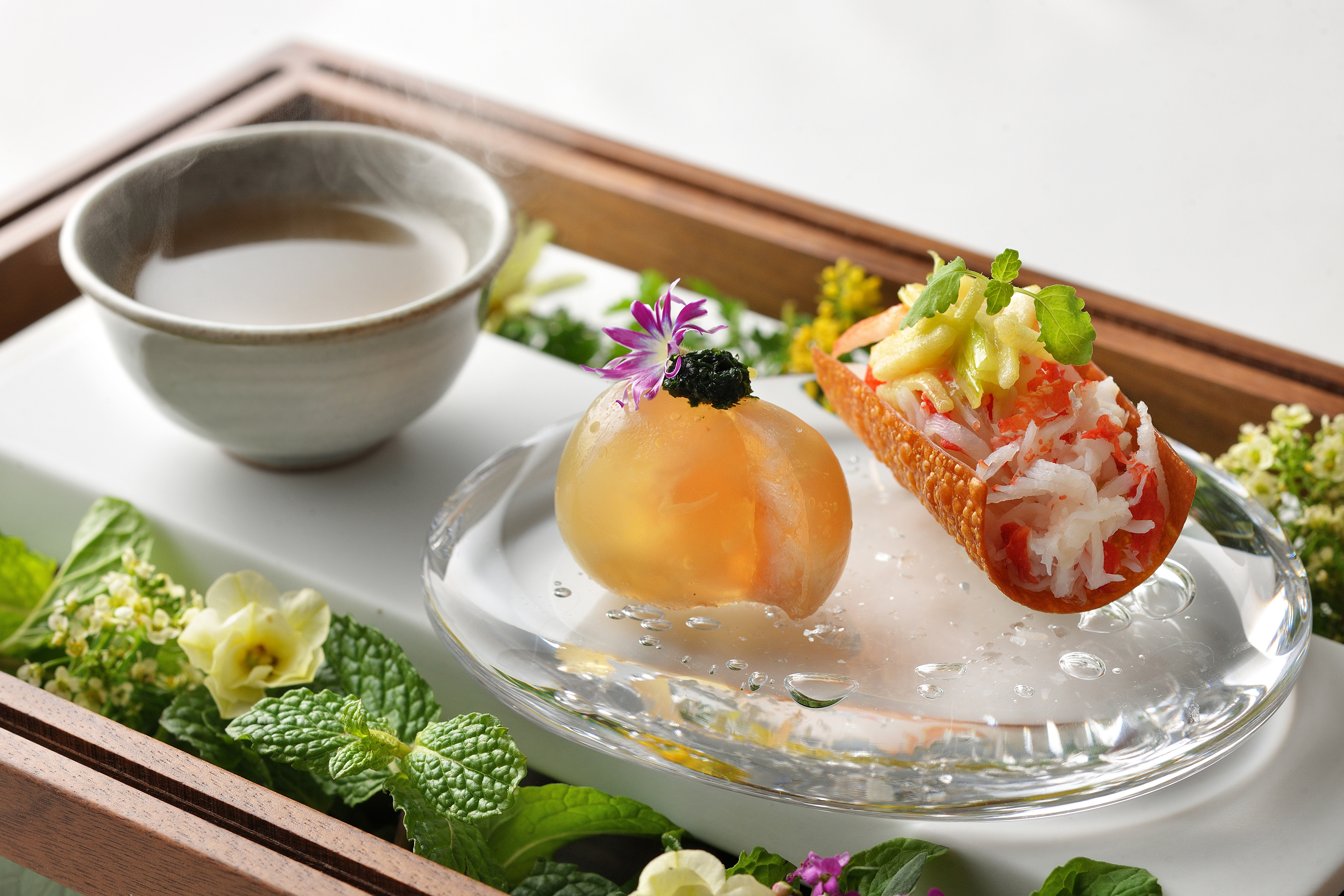 【リゾナーレトマム】小前菜「冬の海 小さな前菜」