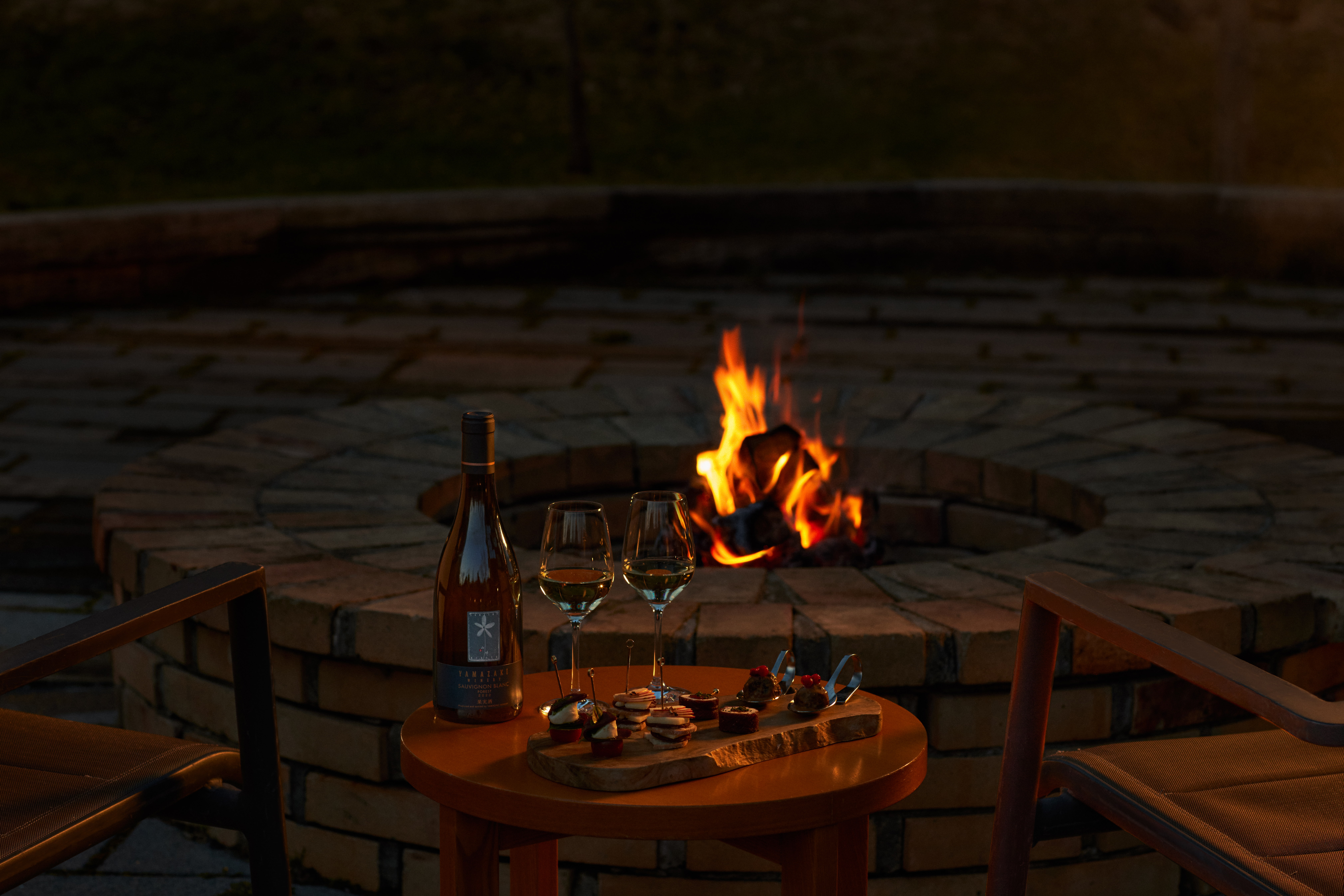 【トマム】焚火ワインアペロ