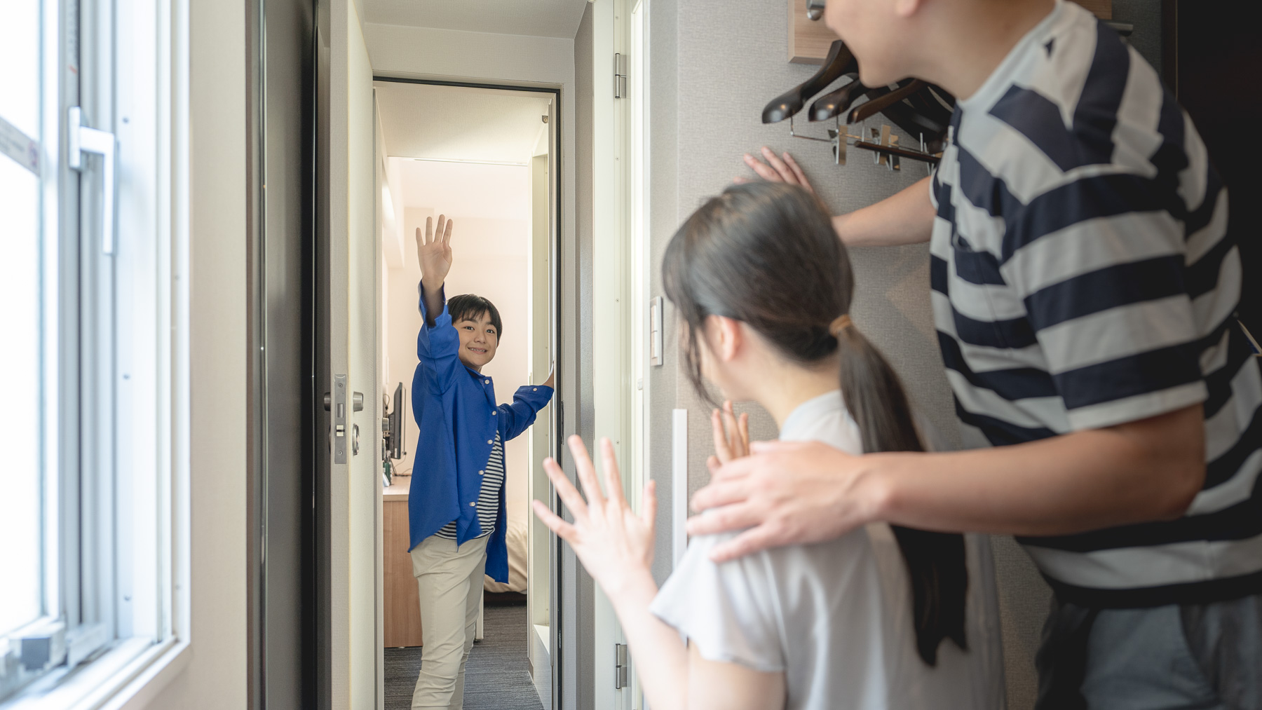 お部屋の行き来が楽々できます