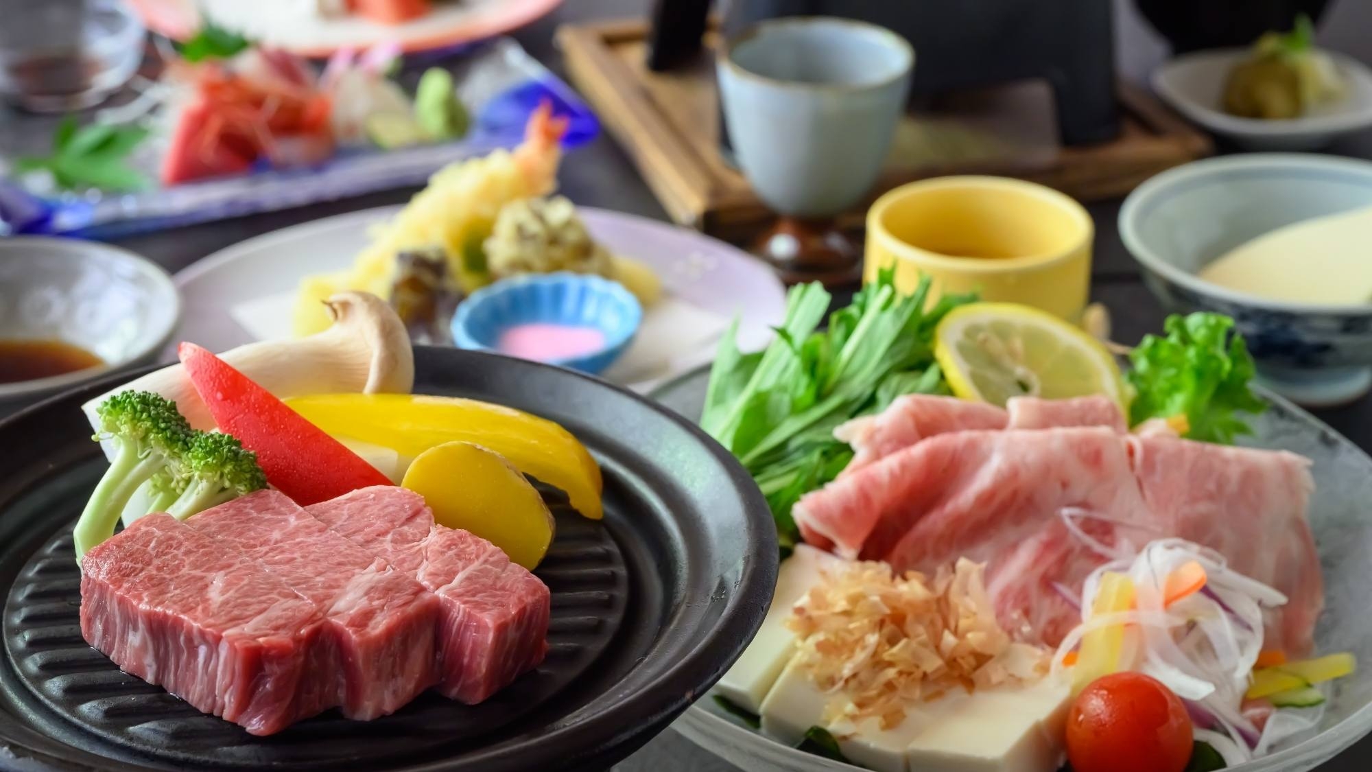 【夏の一押し！選べる＜若狭牛＞グルメプラン】夏の香り漂う♪季節の釜飯付きにうなぎ茶碗蒸し〇夏の水仙