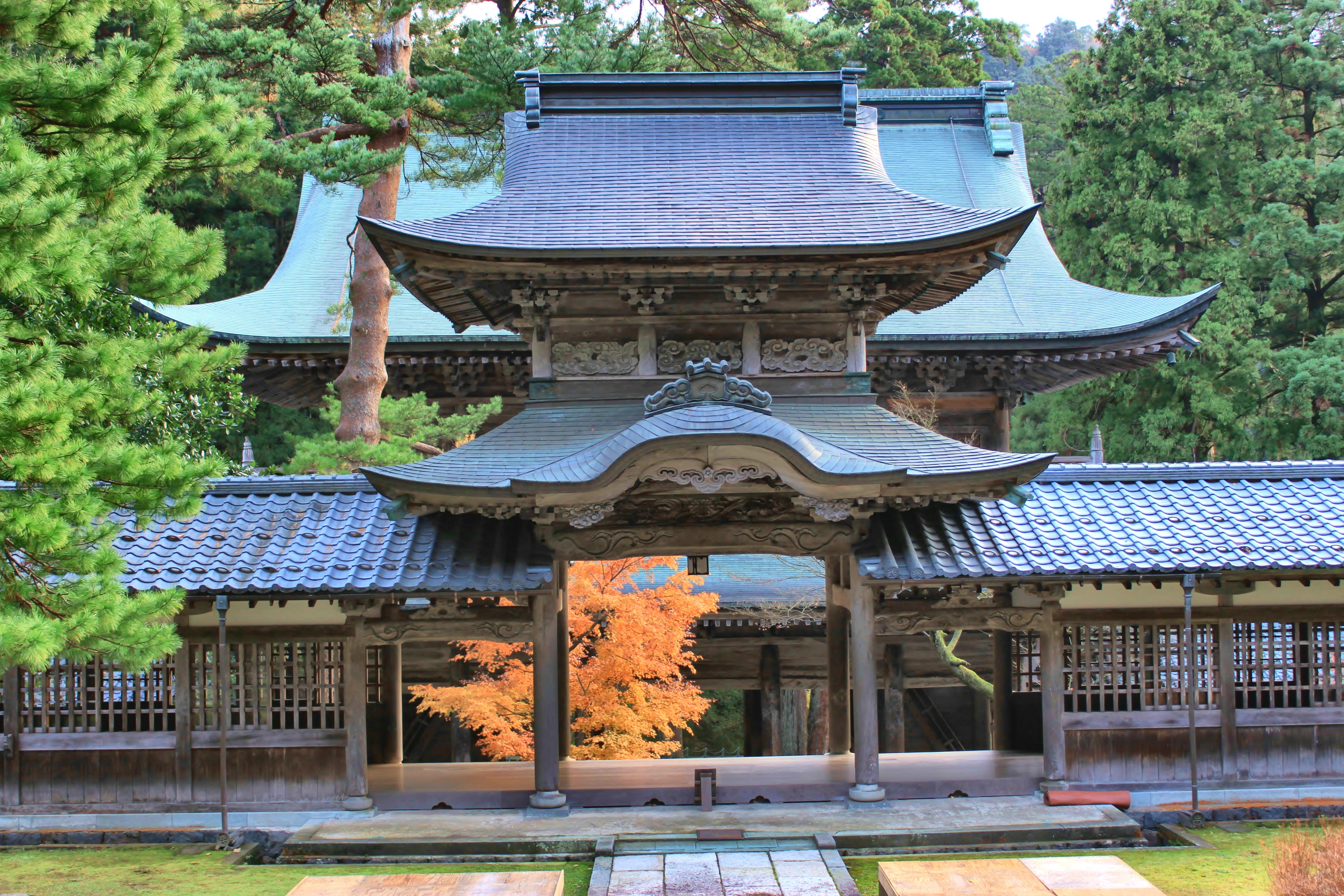 紅葉時期の永平寺の景色は大変美しく、観光客が後を絶ちません。