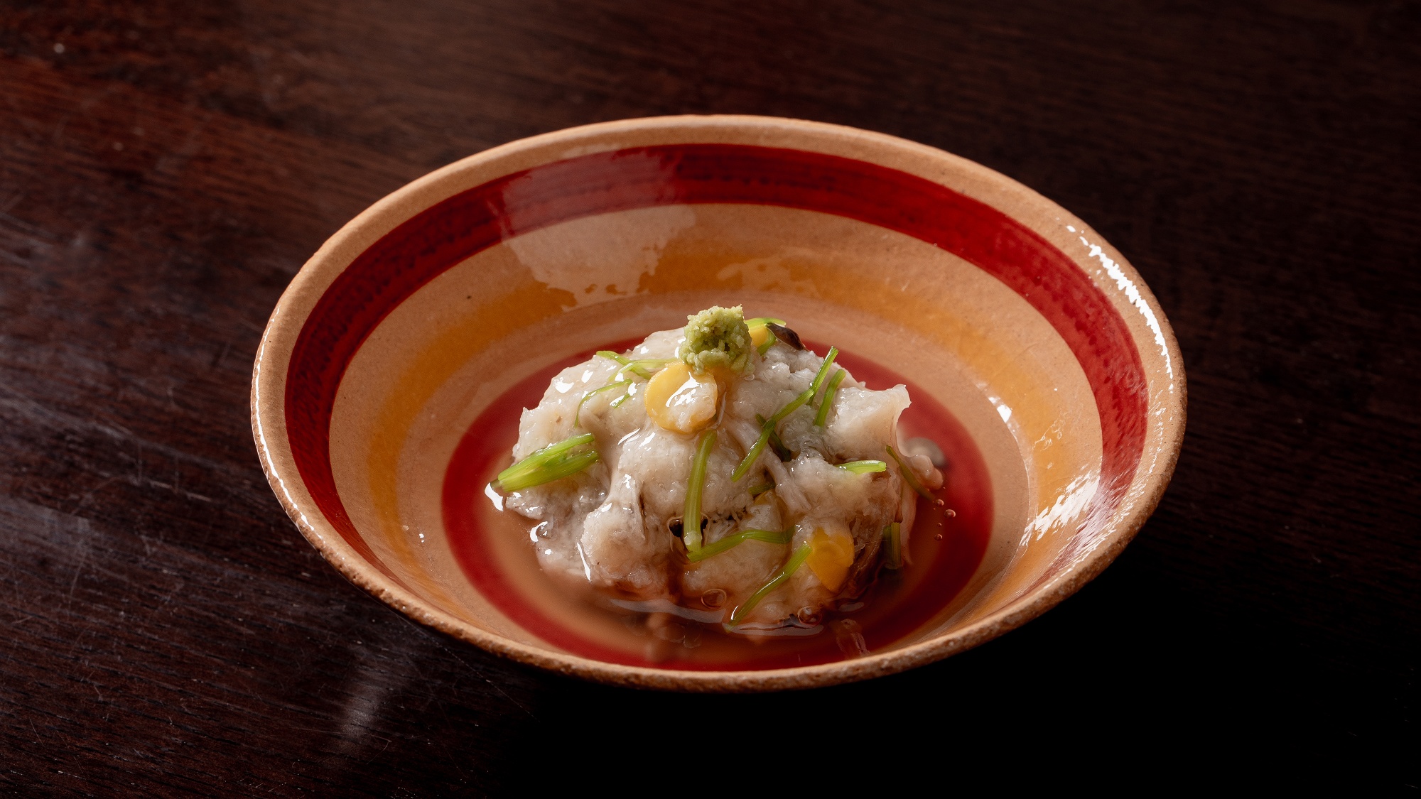 旬菜＜冬のお料理＞落花生豆腐霙蒸し