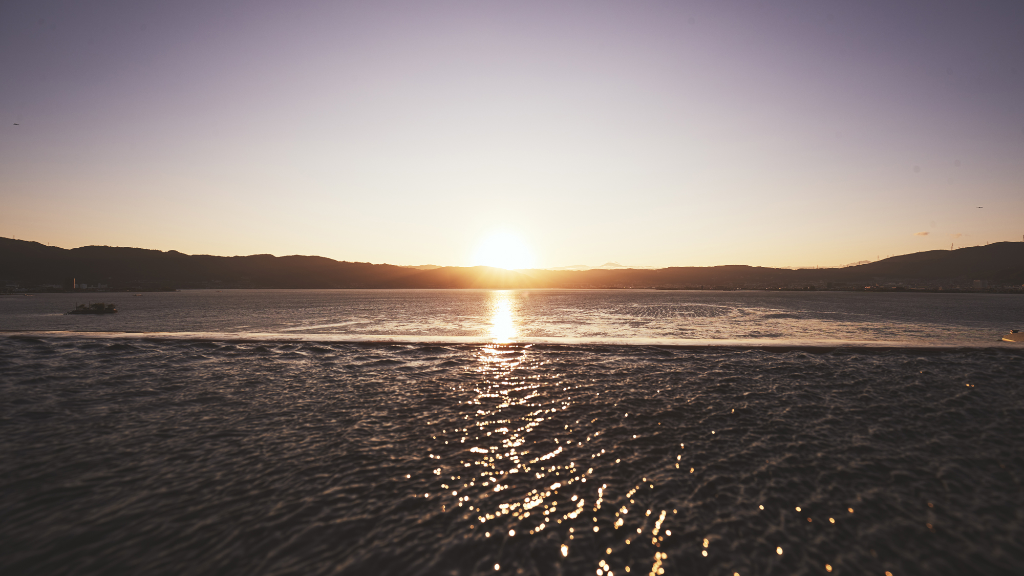 【展望露天風呂】夕暮れの美しさは、時を忘れる一時