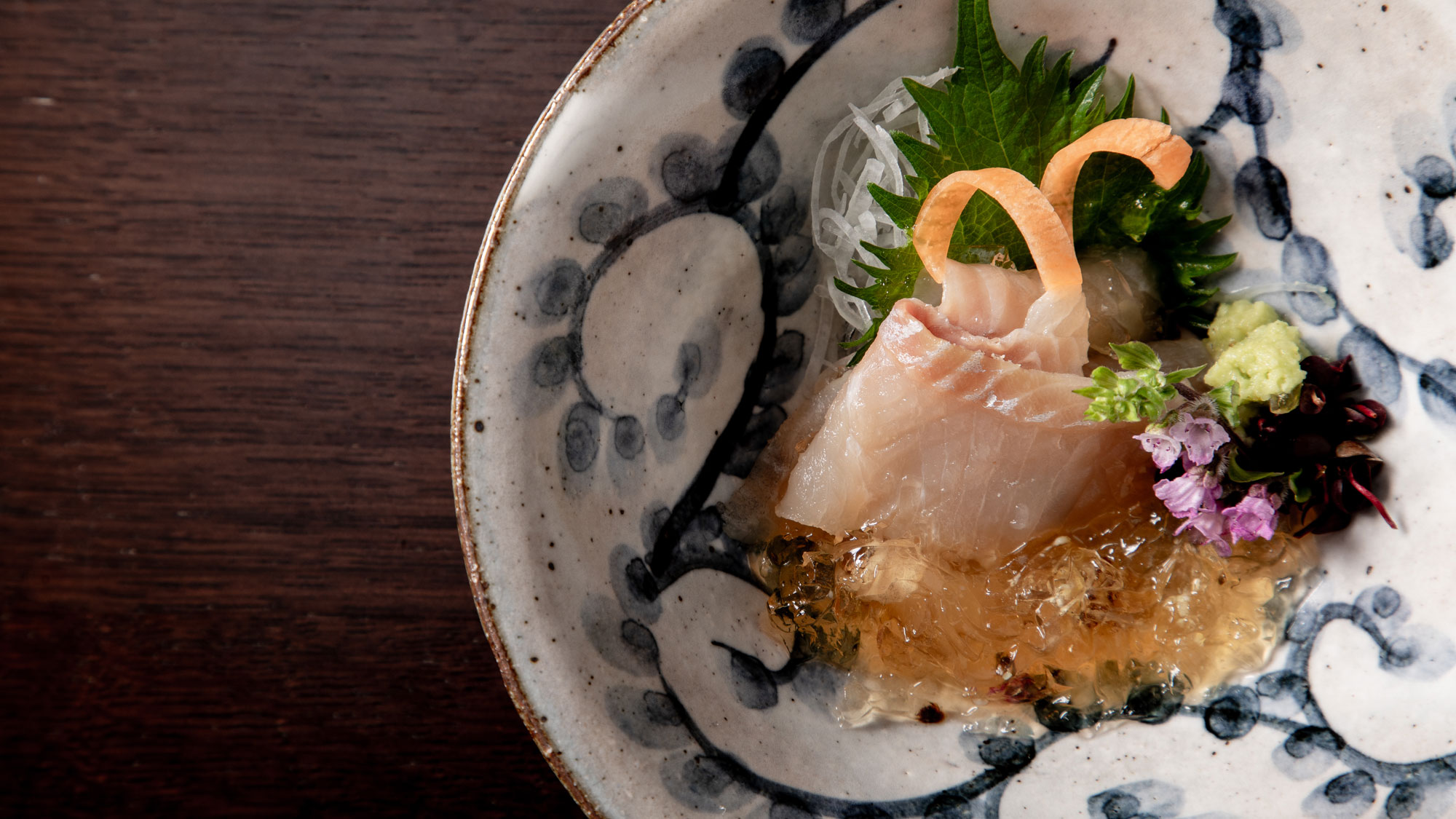 御造り＜春のお料理＞大岩魚
